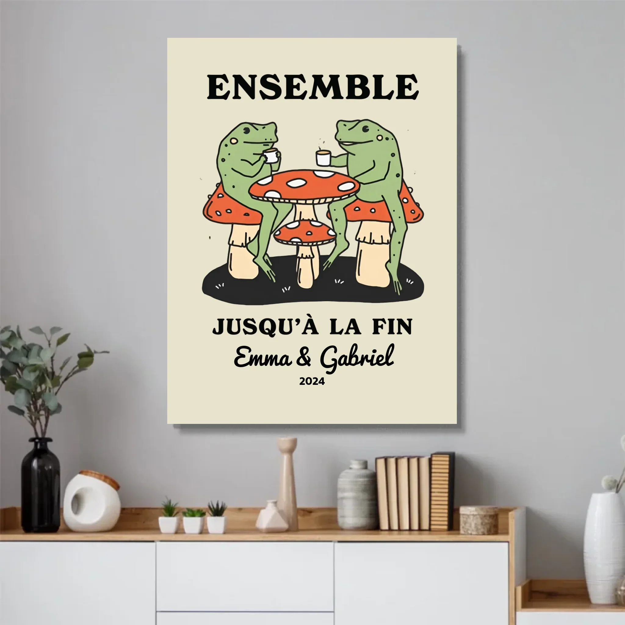 Poster personnalisé – Ensemble jusqu’à ce qu’on clamse - Image 4