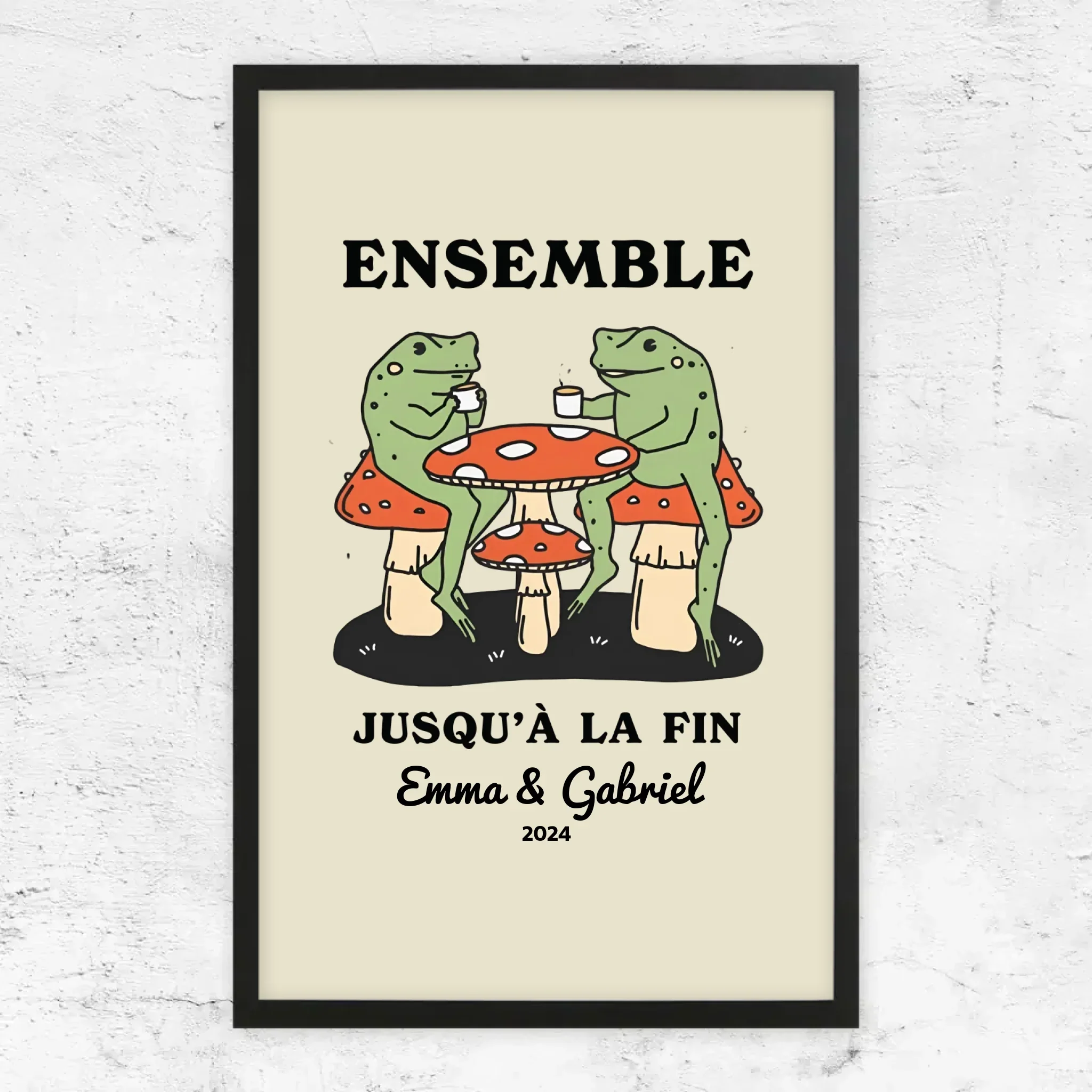 Poster personnalisé – Ensemble jusqu’à ce qu’on clamse - Image 5