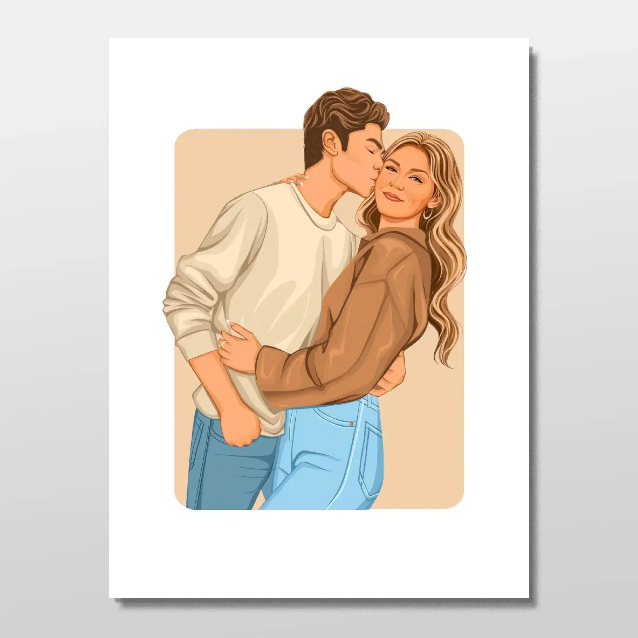 Poster personnalisé – Illustration romantique moderne - Image 3