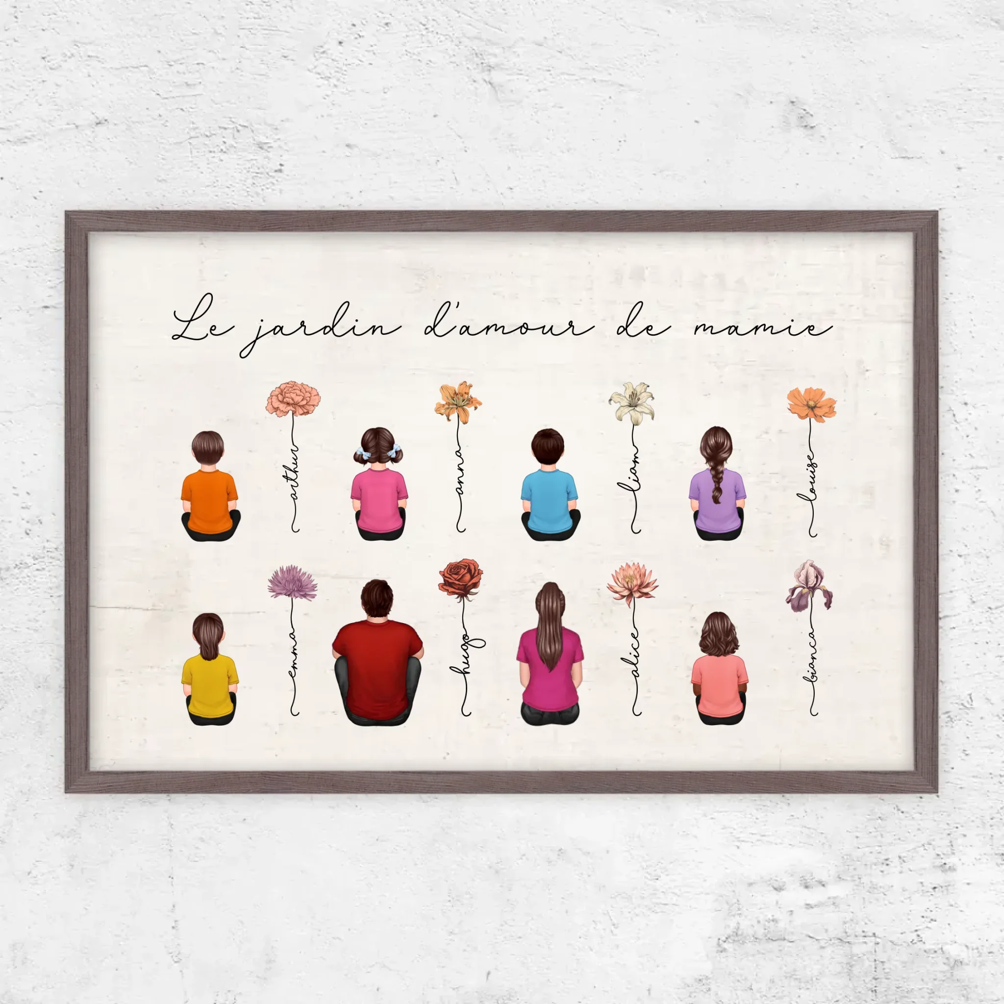 Poster personnalisé – Jardin vintage des fleurs de mois de naissance - Image 10