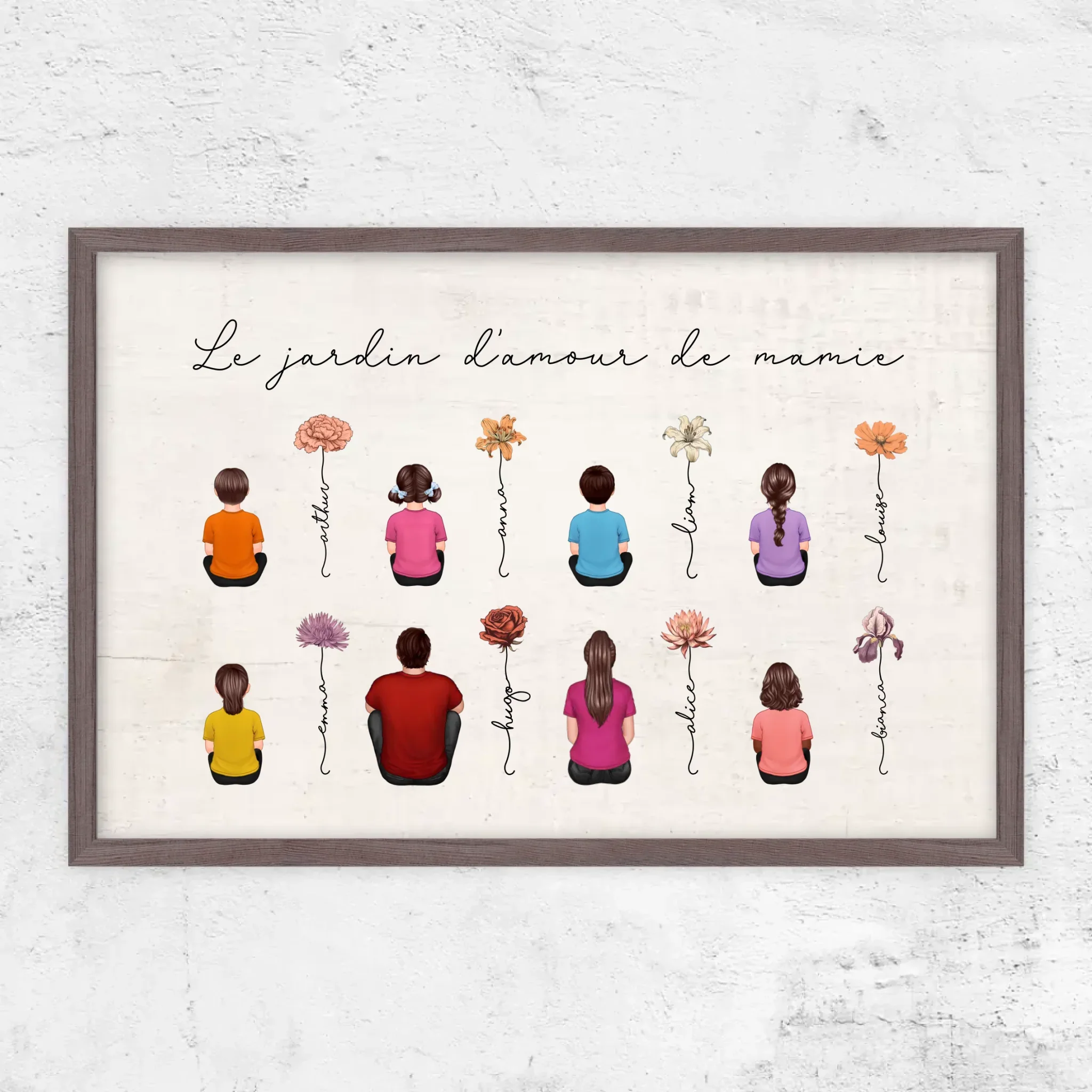 Poster personnalisé – Jardin vintage des fleurs de mois de naissance - Image 11