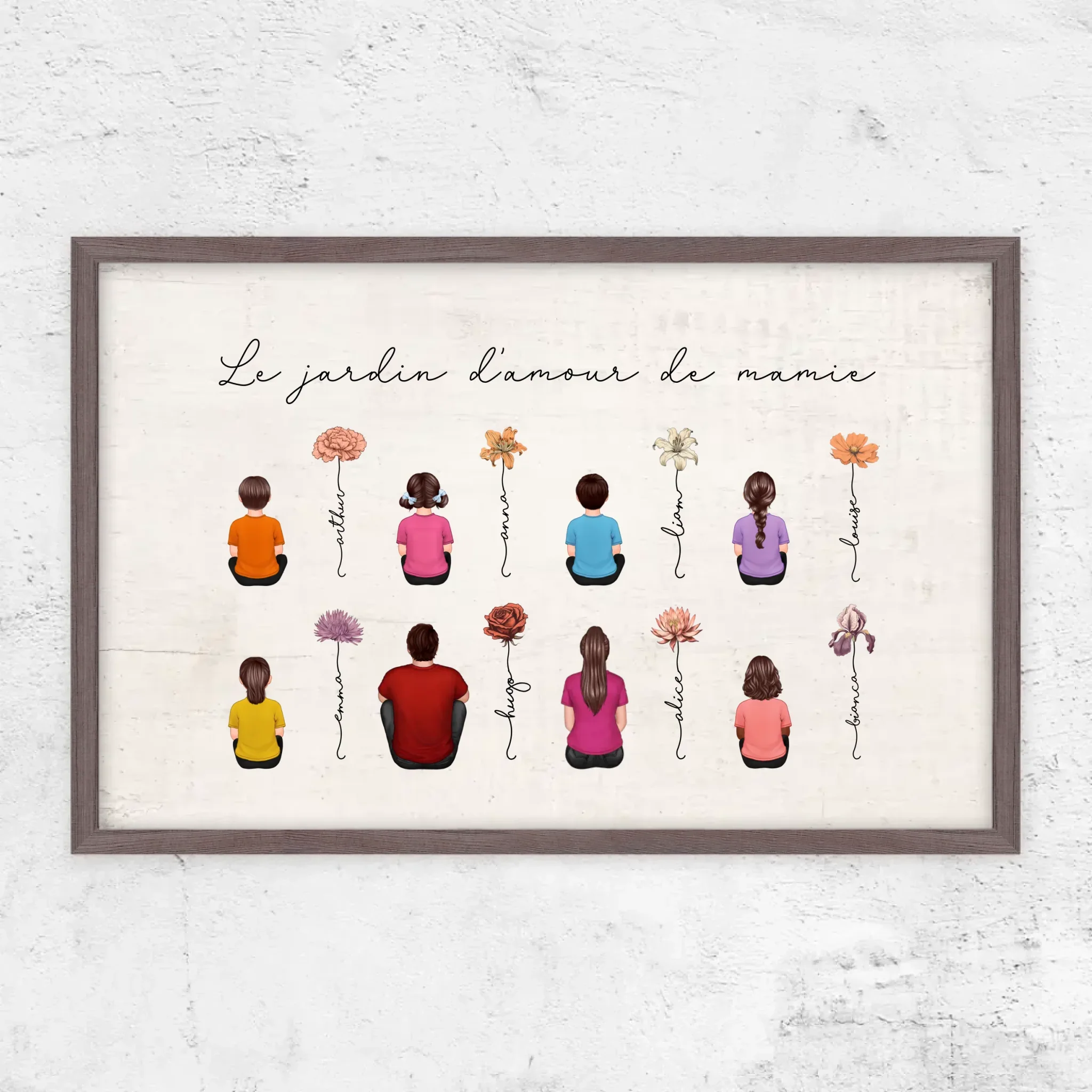 Poster personnalisé – Jardin vintage des fleurs de mois de naissance - Image 12