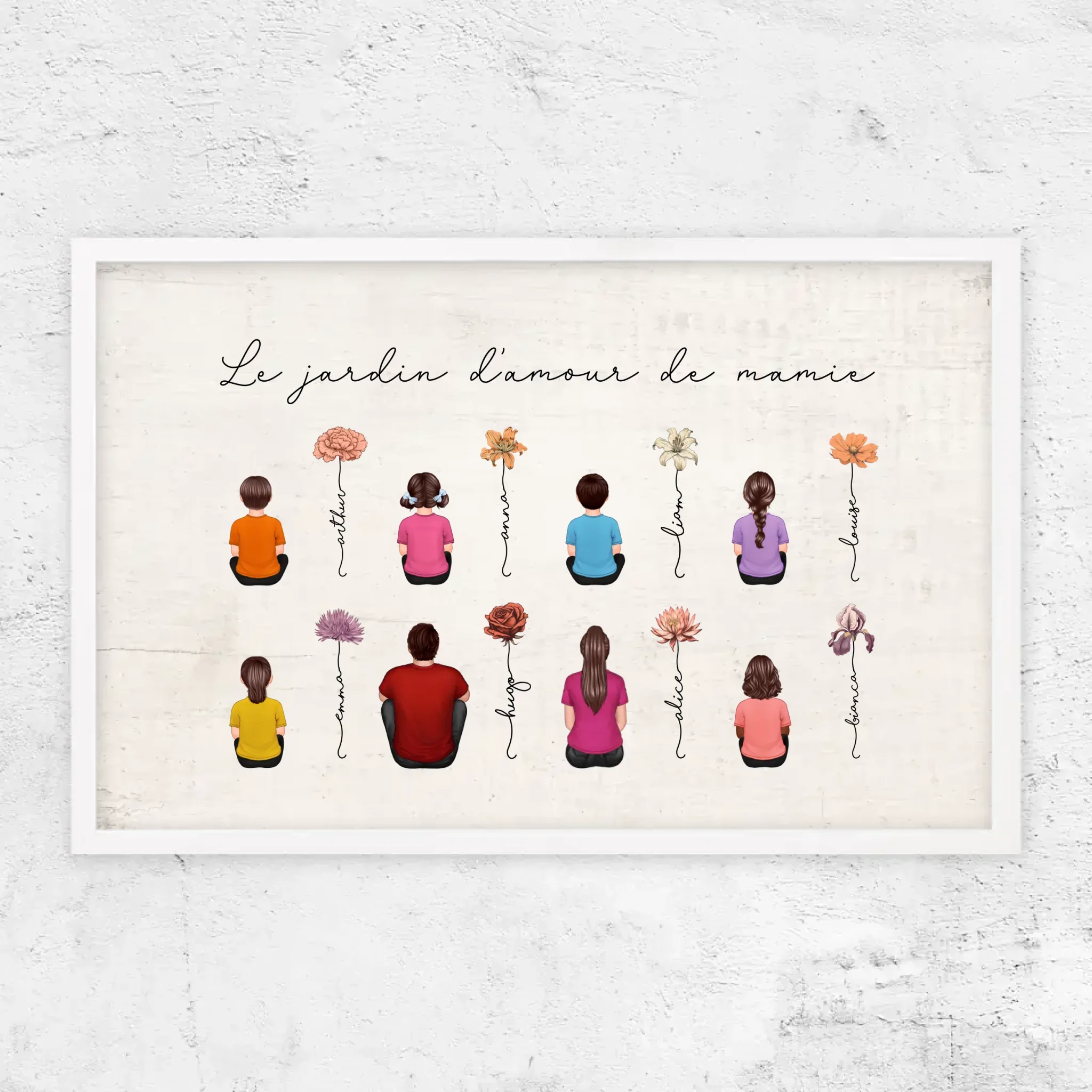 Poster personnalisé – Jardin vintage des fleurs de mois de naissance - Image 13
