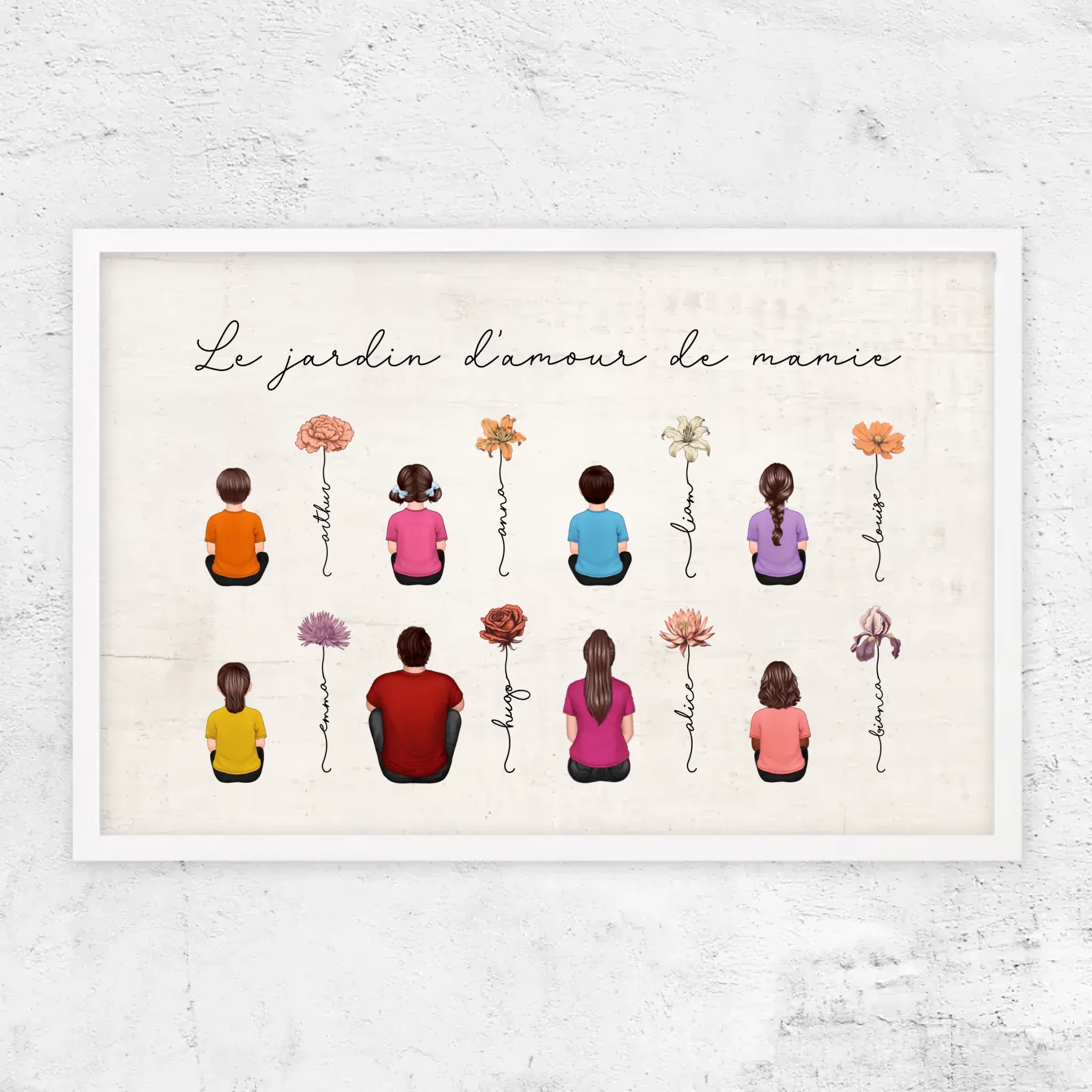 Poster personnalisé – Jardin vintage des fleurs de mois de naissance - Image 14