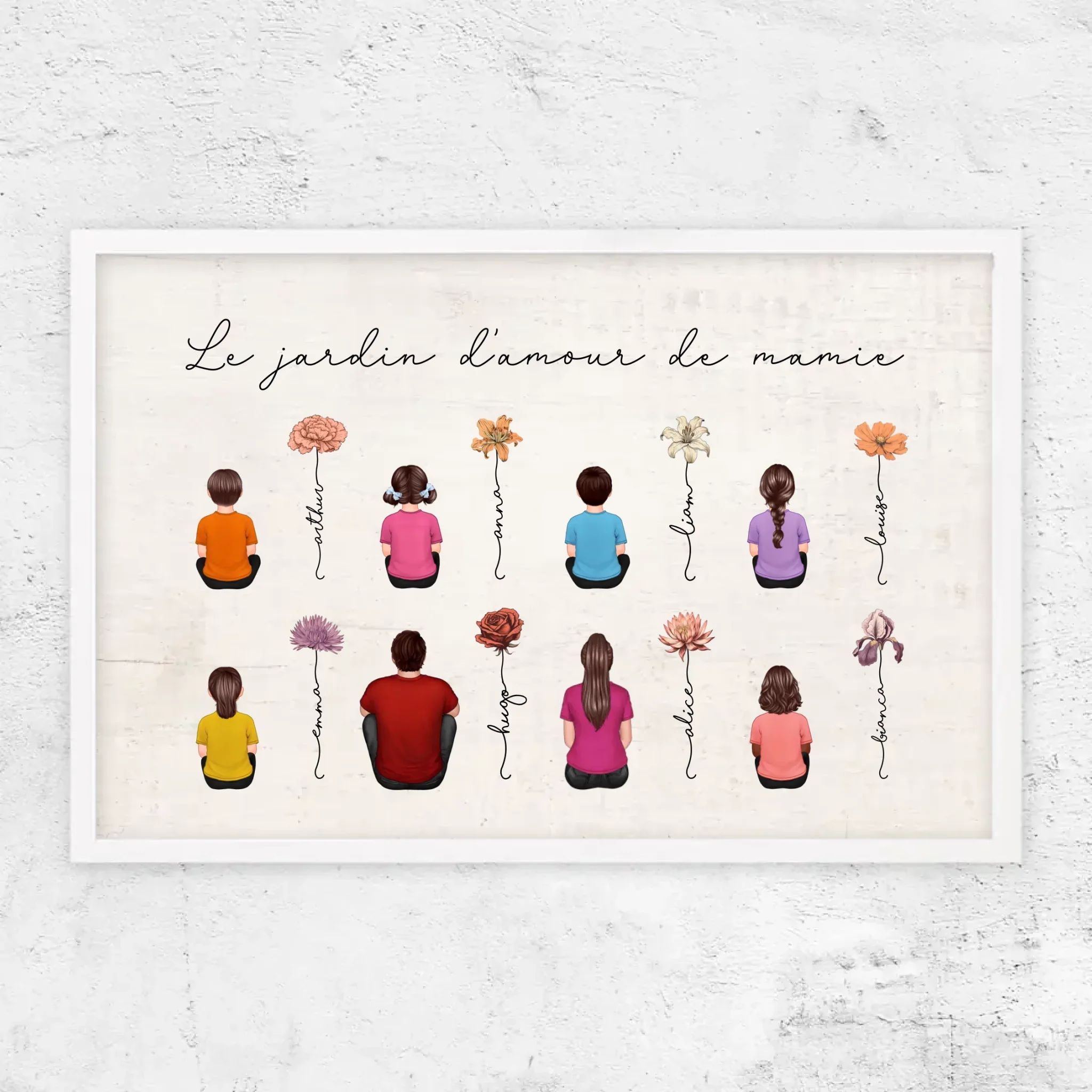 Poster personnalisé – Jardin vintage des fleurs de mois de naissance - Image 15