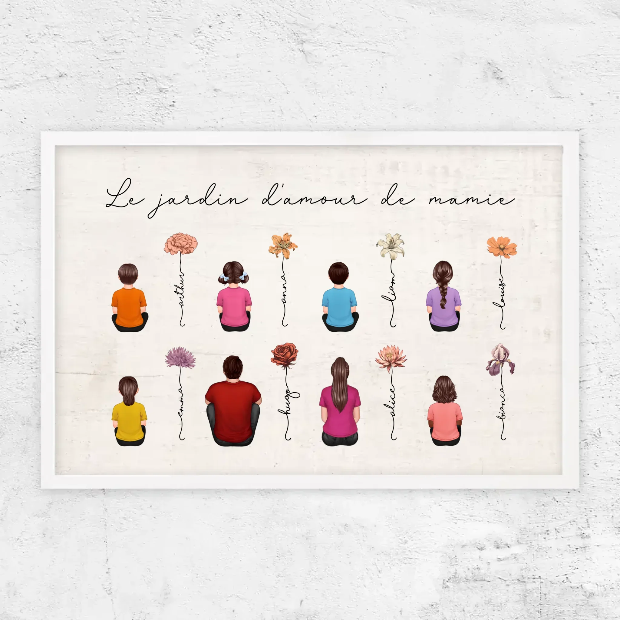Poster personnalisé – Jardin vintage des fleurs de mois de naissance - Image 16