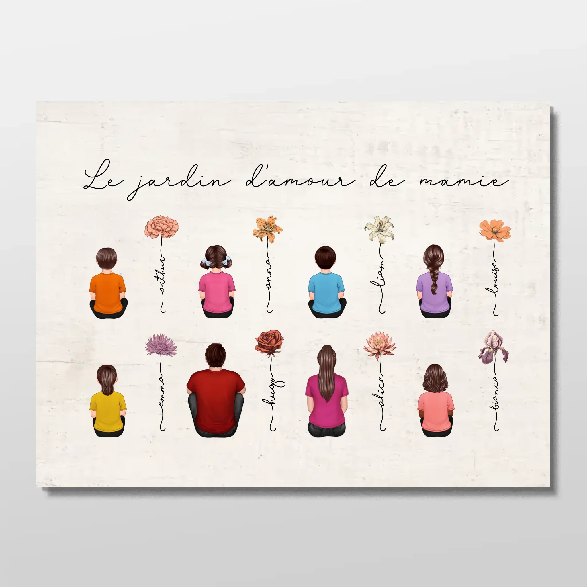 Poster personnalisé – Jardin vintage des fleurs de mois de naissance - Image 3