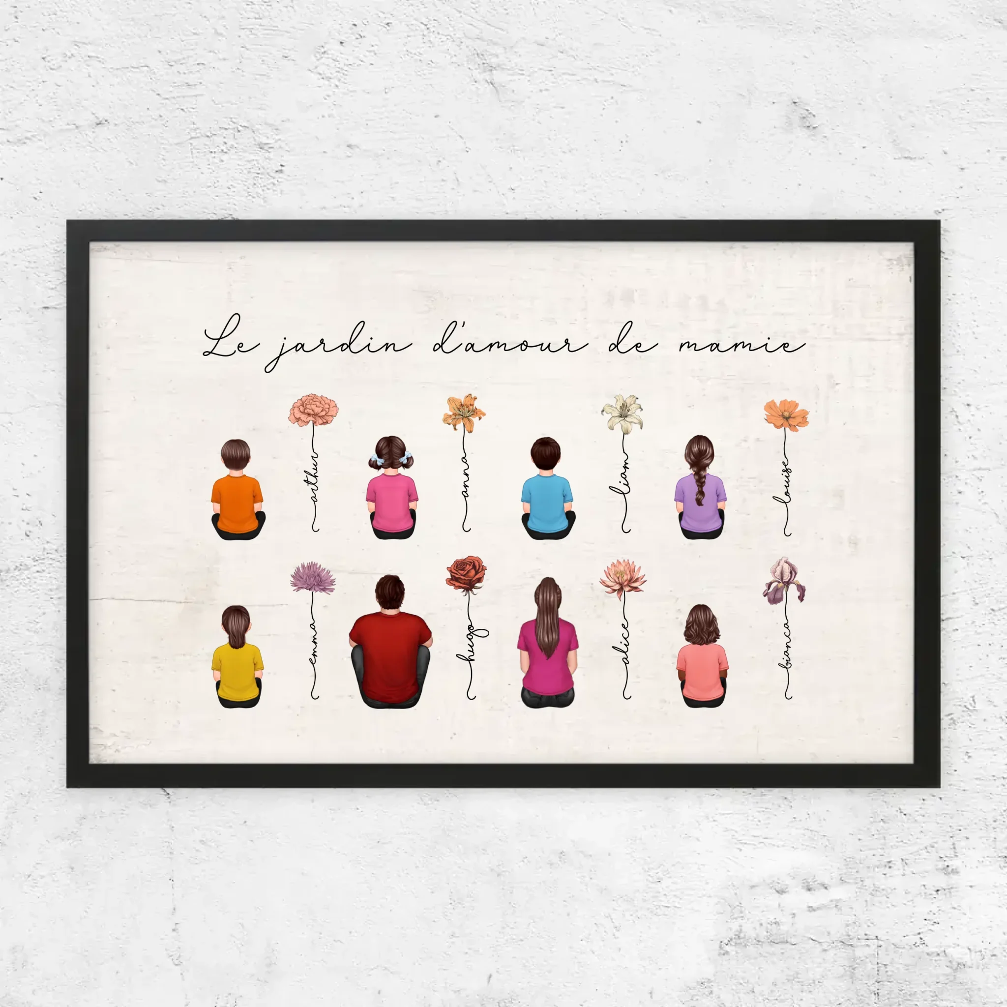 Poster personnalisé – Jardin vintage des fleurs de mois de naissance - Image 5
