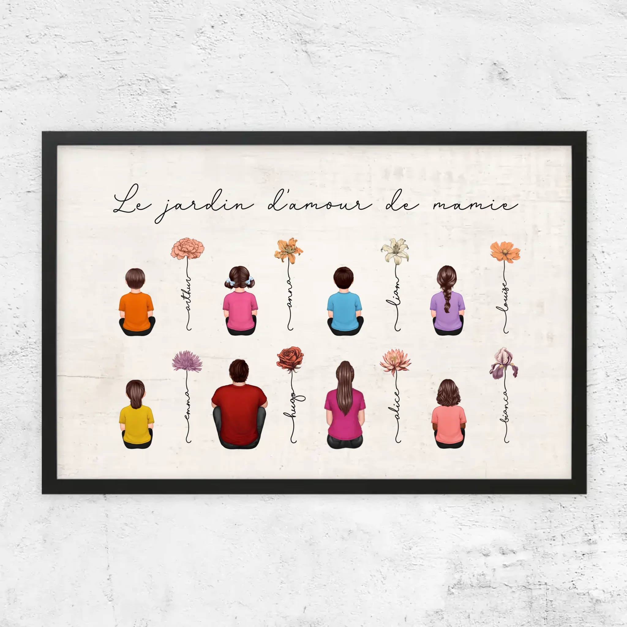 Poster personnalisé – Jardin vintage des fleurs de mois de naissance - Image 6