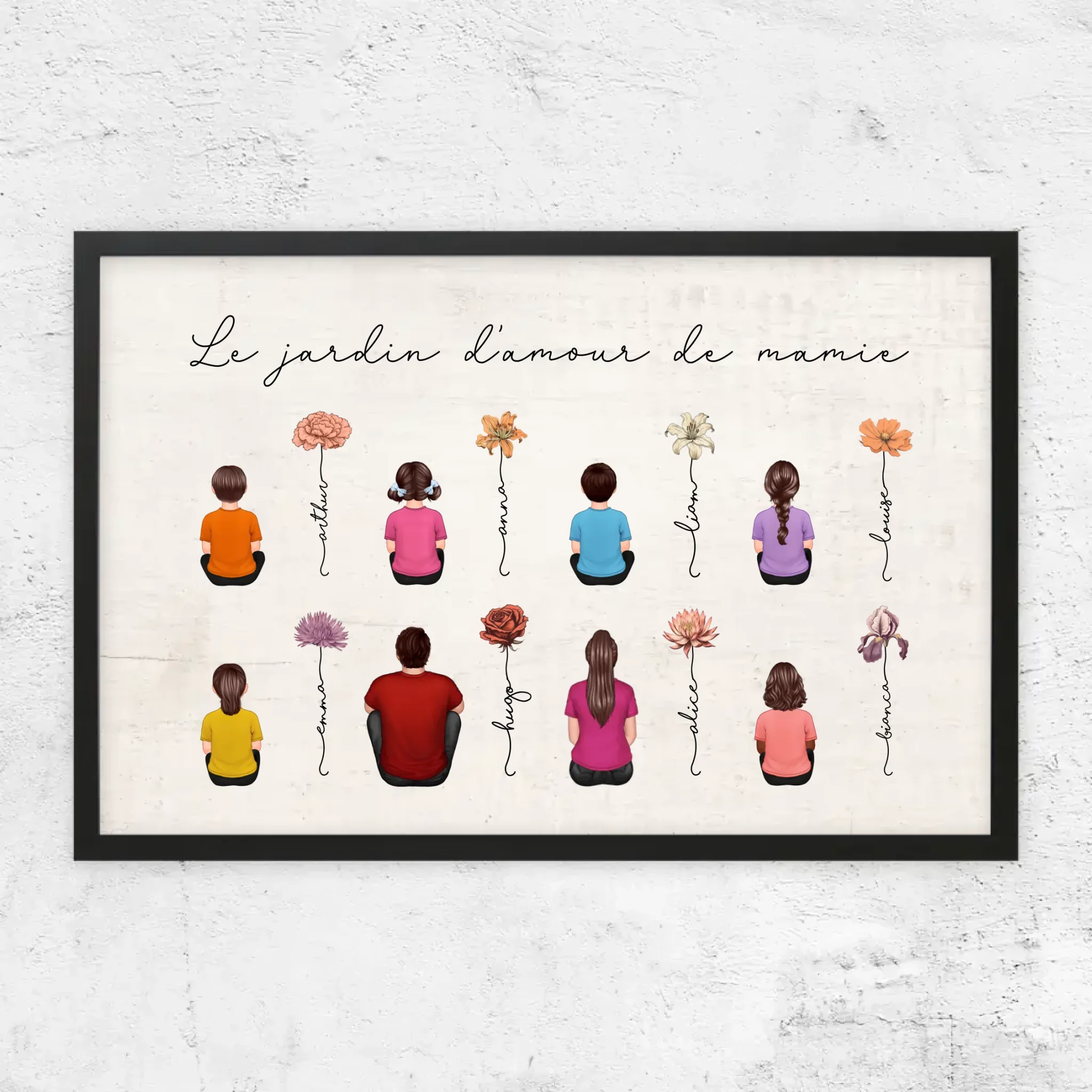Poster personnalisé – Jardin vintage des fleurs de mois de naissance - Image 8
