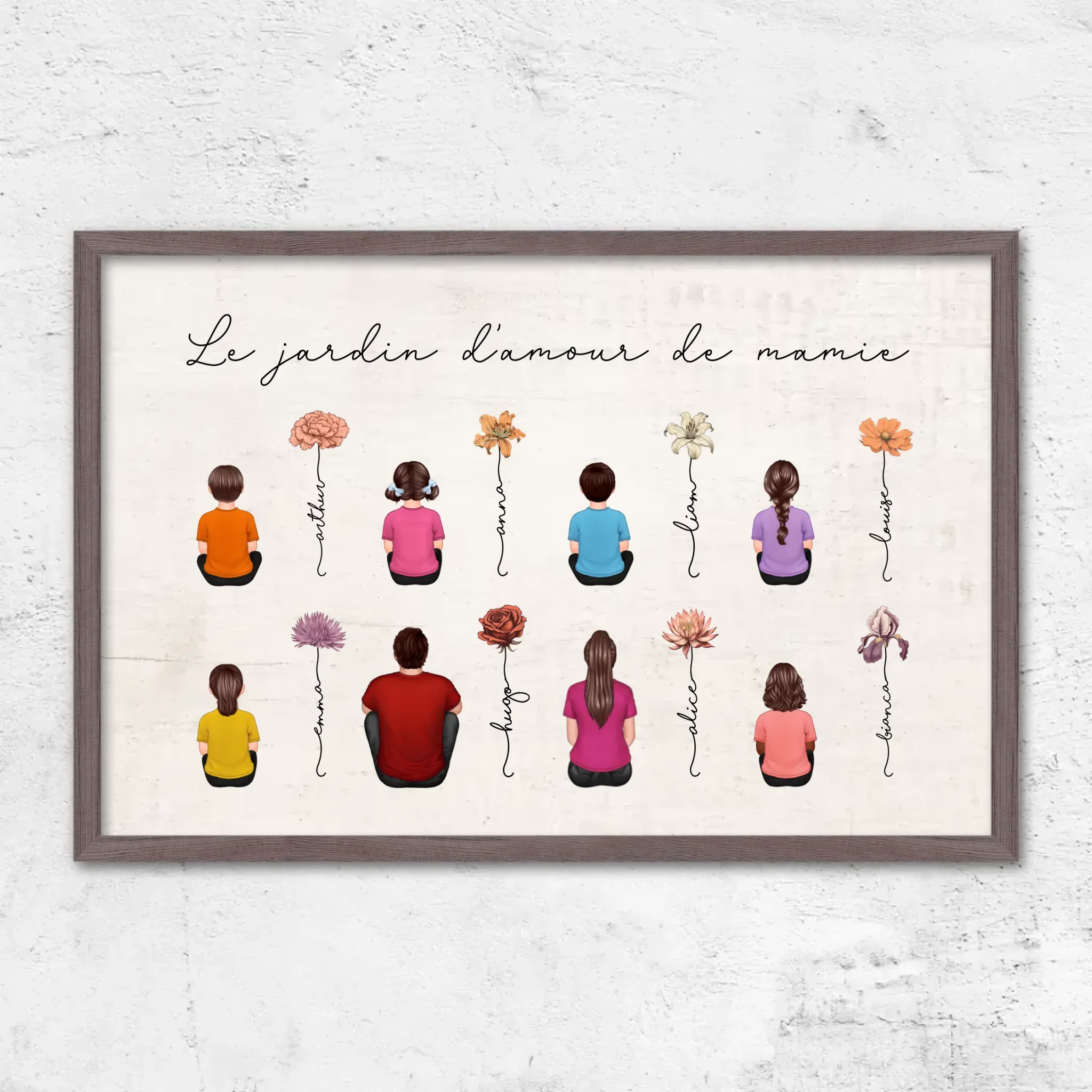 Poster personnalisé – Jardin vintage des fleurs de mois de naissance - Image 9
