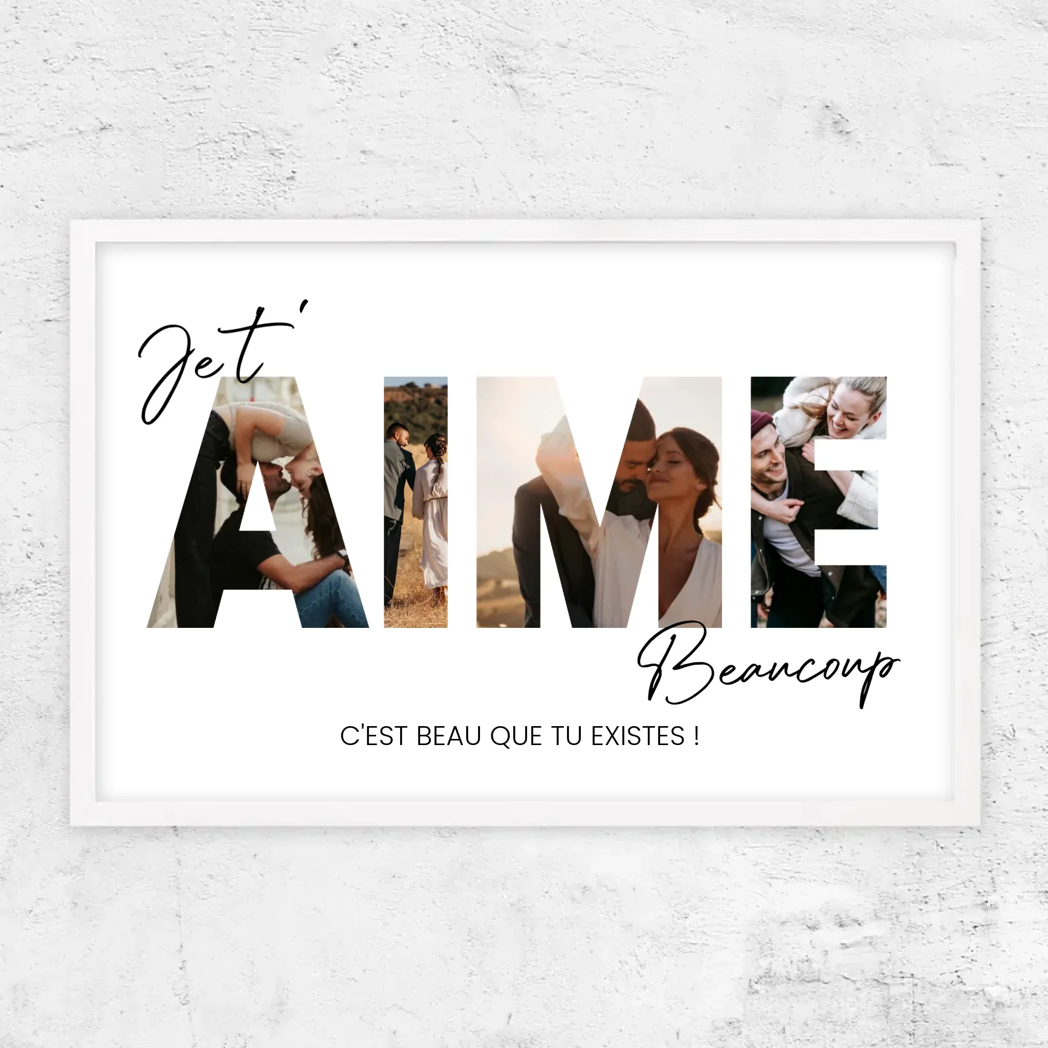 Poster personnalisé “Je t'aime - Avec photos” - Image 14