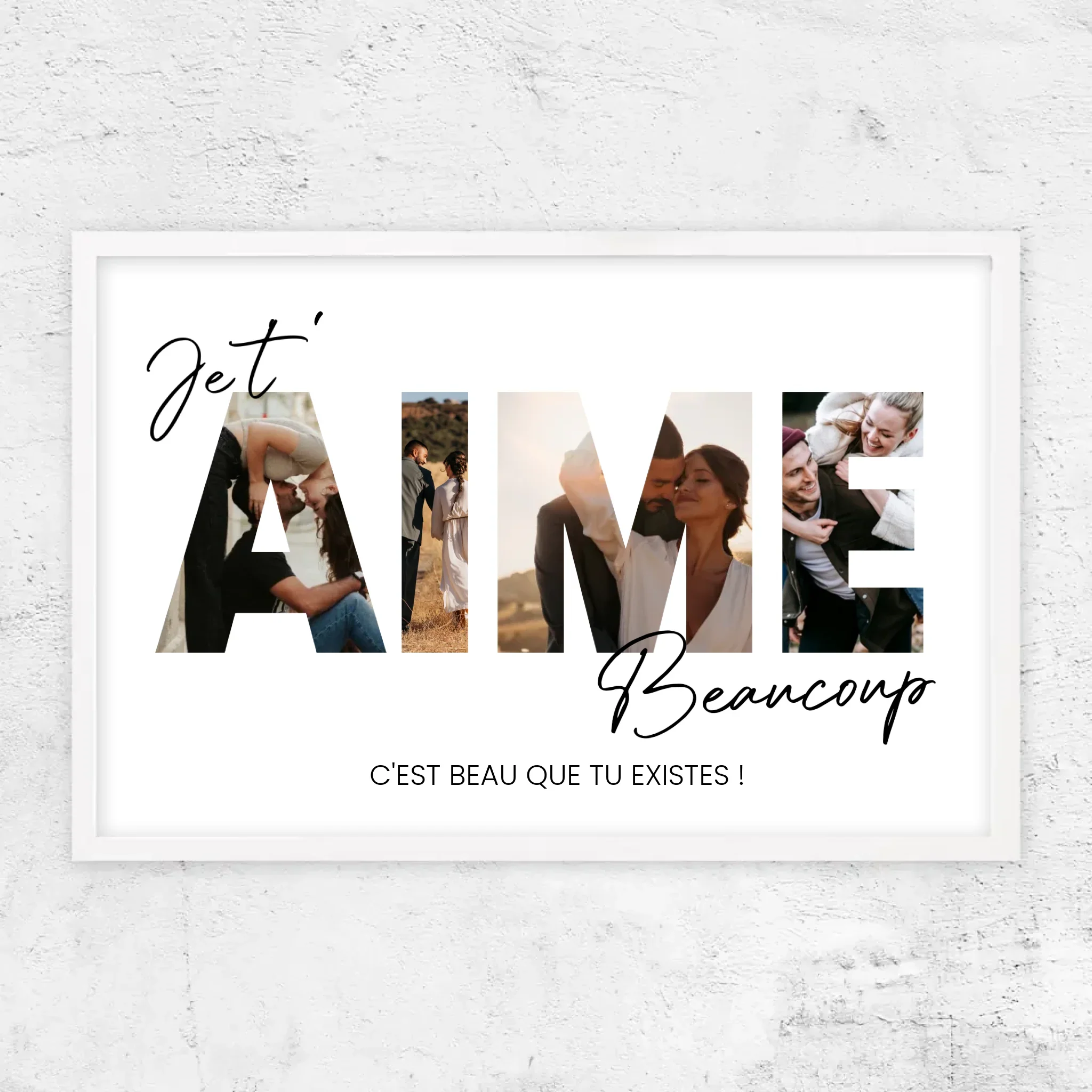 Poster personnalisé “Je t'aime - Avec photos” - Image 16