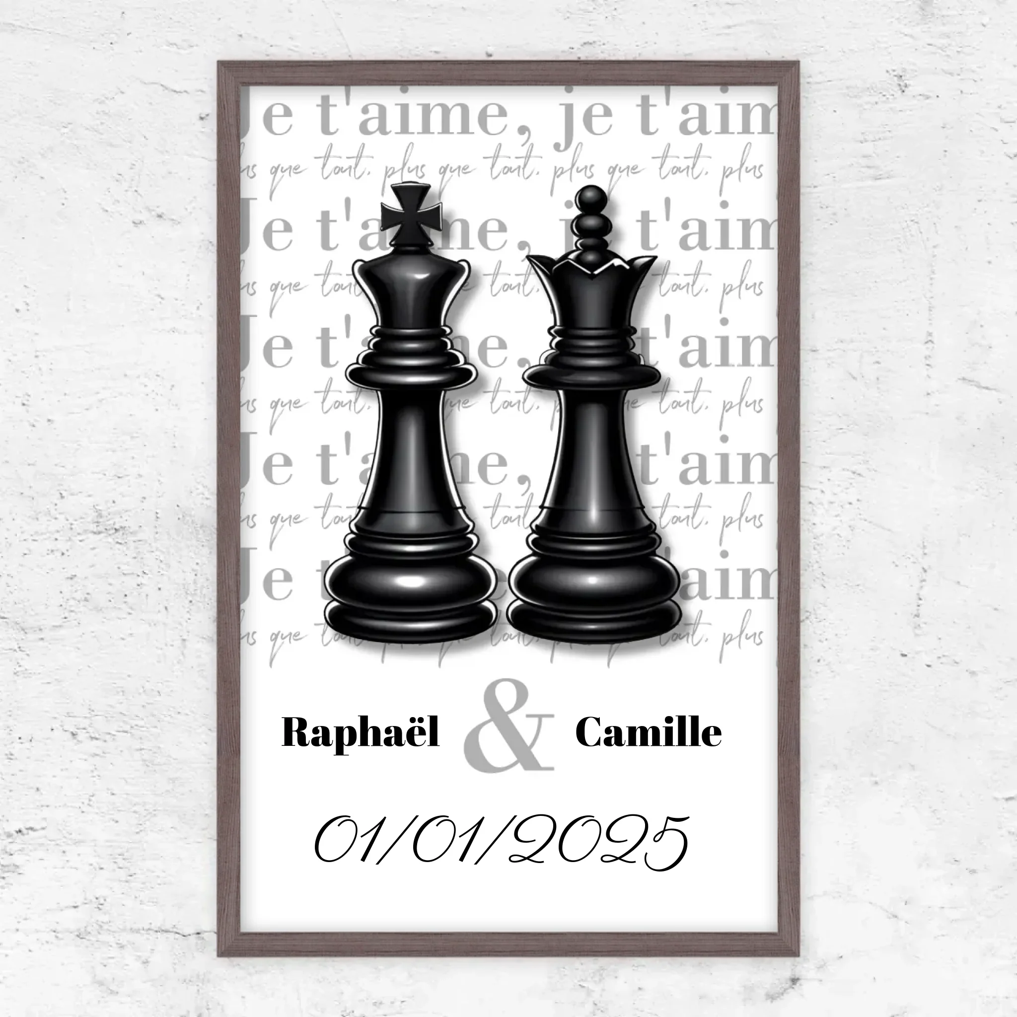 Poster personnalisé “La Dame et le Roi” - Image 12
