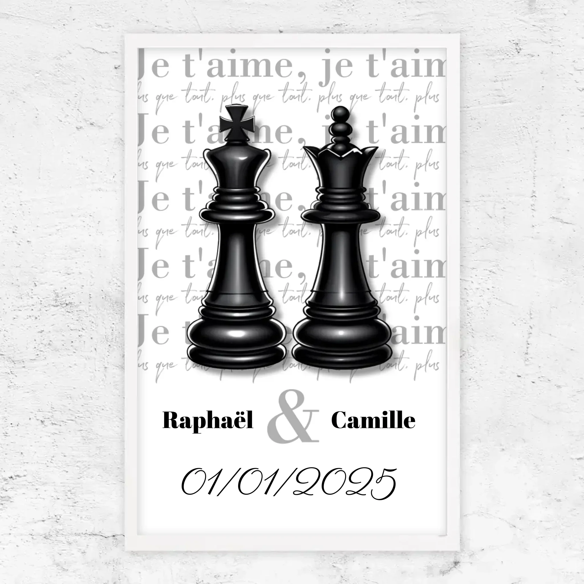 Poster personnalisé “La Dame et le Roi” - Image 13