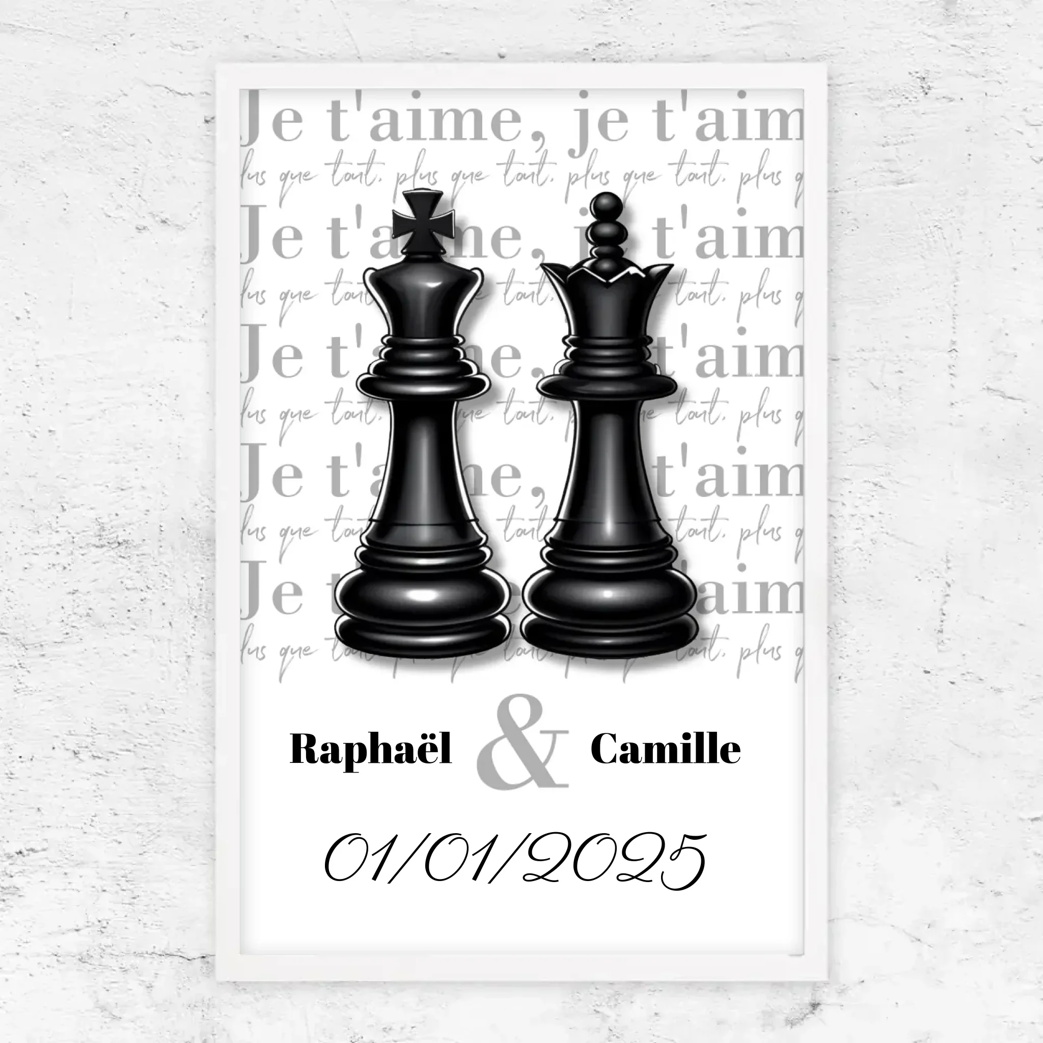Poster personnalisé “La Dame et le Roi” - Image 14