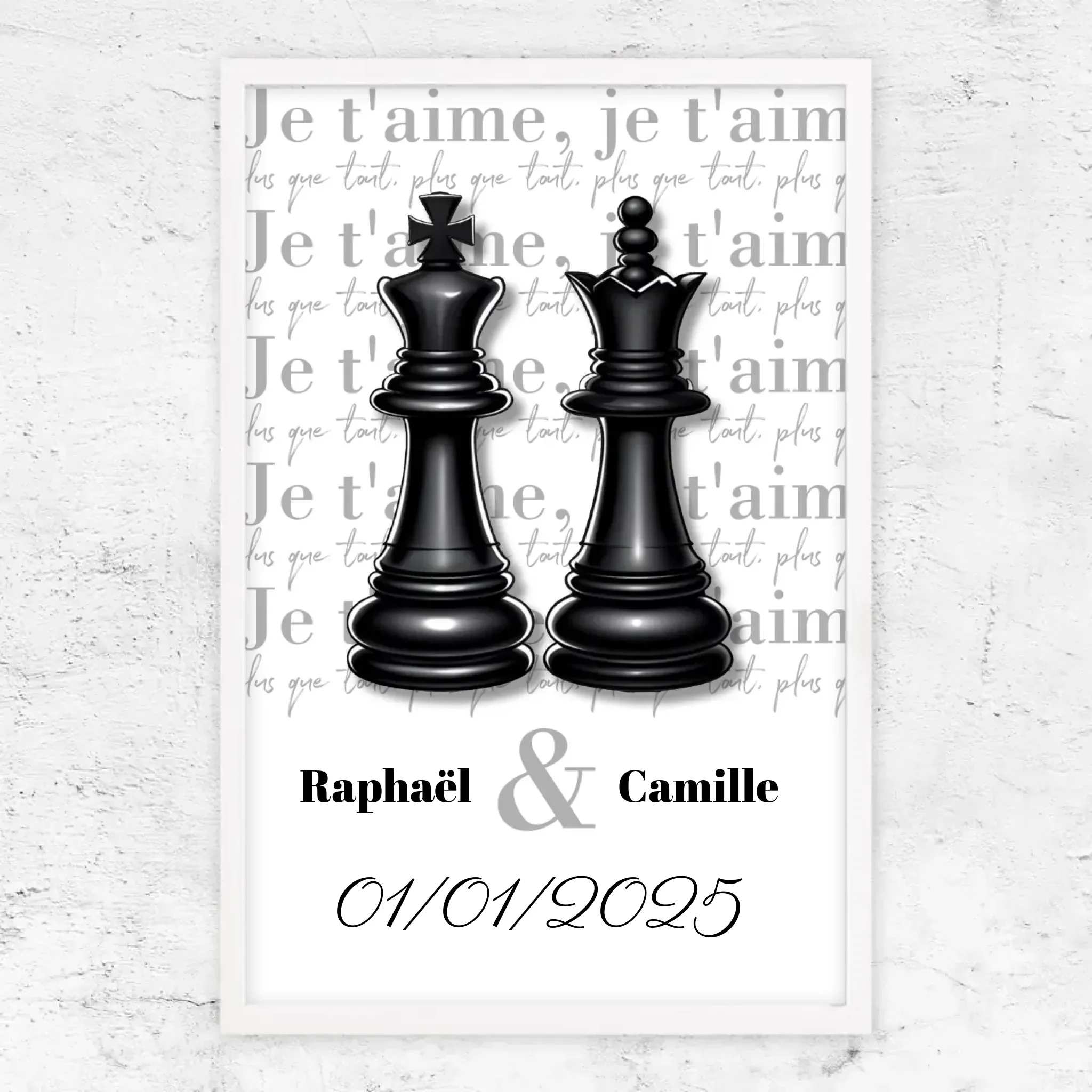 Poster personnalisé “La Dame et le Roi” - Image 15