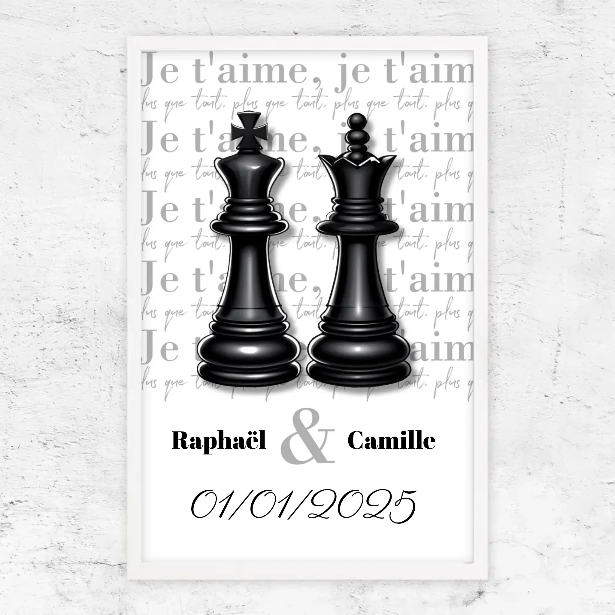 Poster personnalisé “La Dame et le Roi” - Image 16