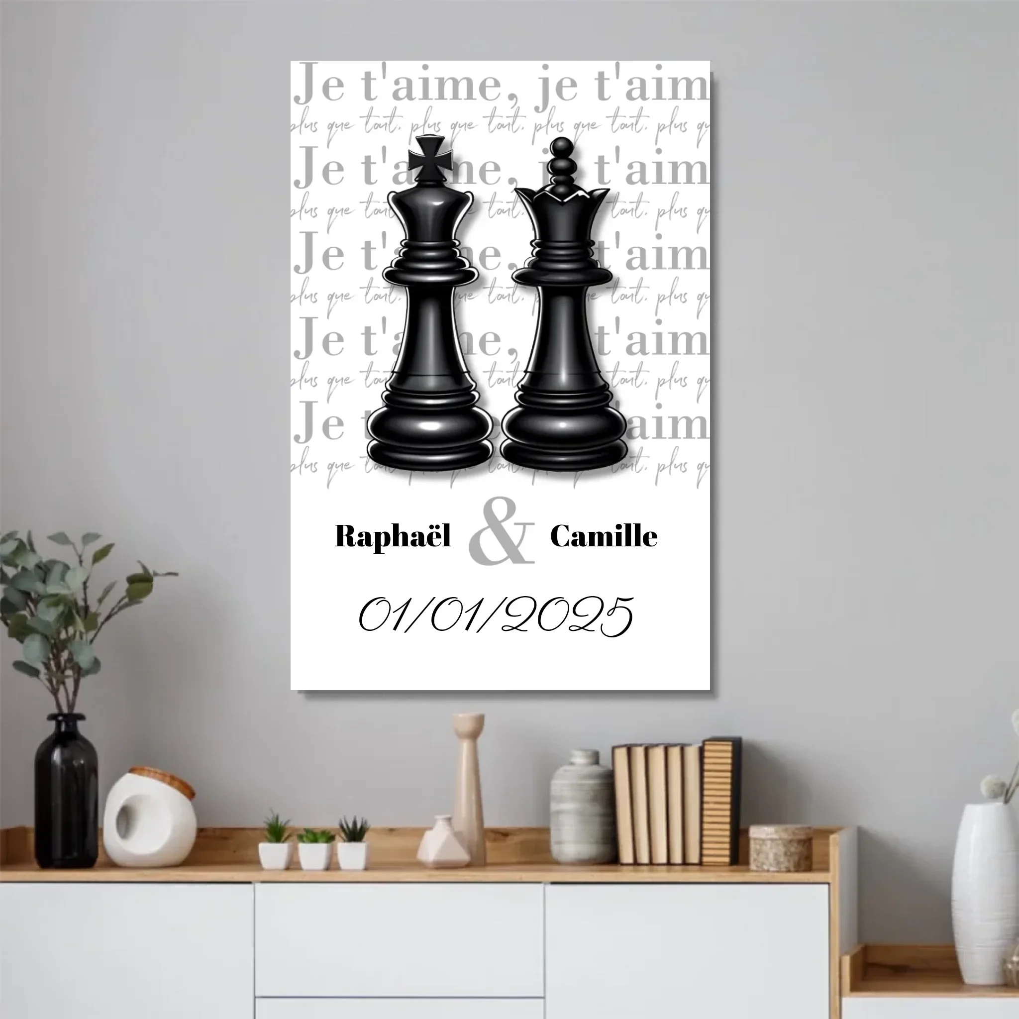 Poster personnalisé “La Dame et le Roi” - Image 2
