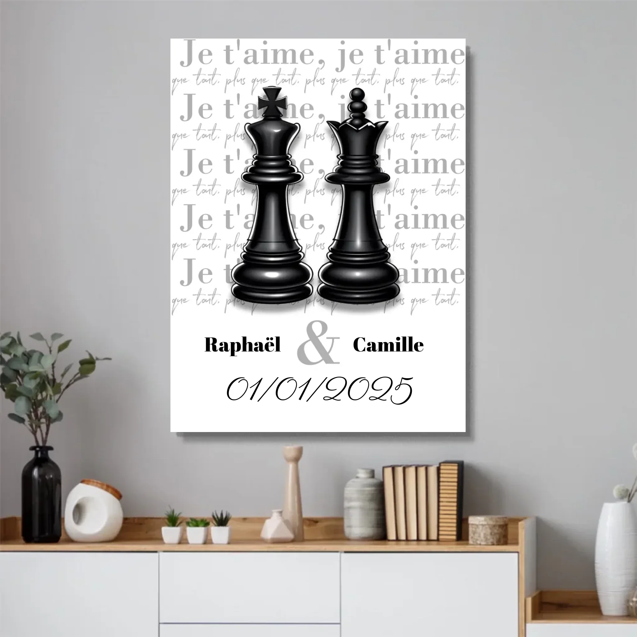 Poster personnalisé “La Dame et le Roi” - Image 4