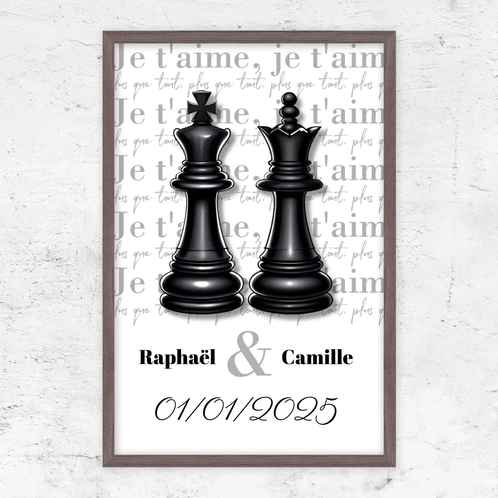 Poster personnalisé “La Dame et le Roi” - Image 9