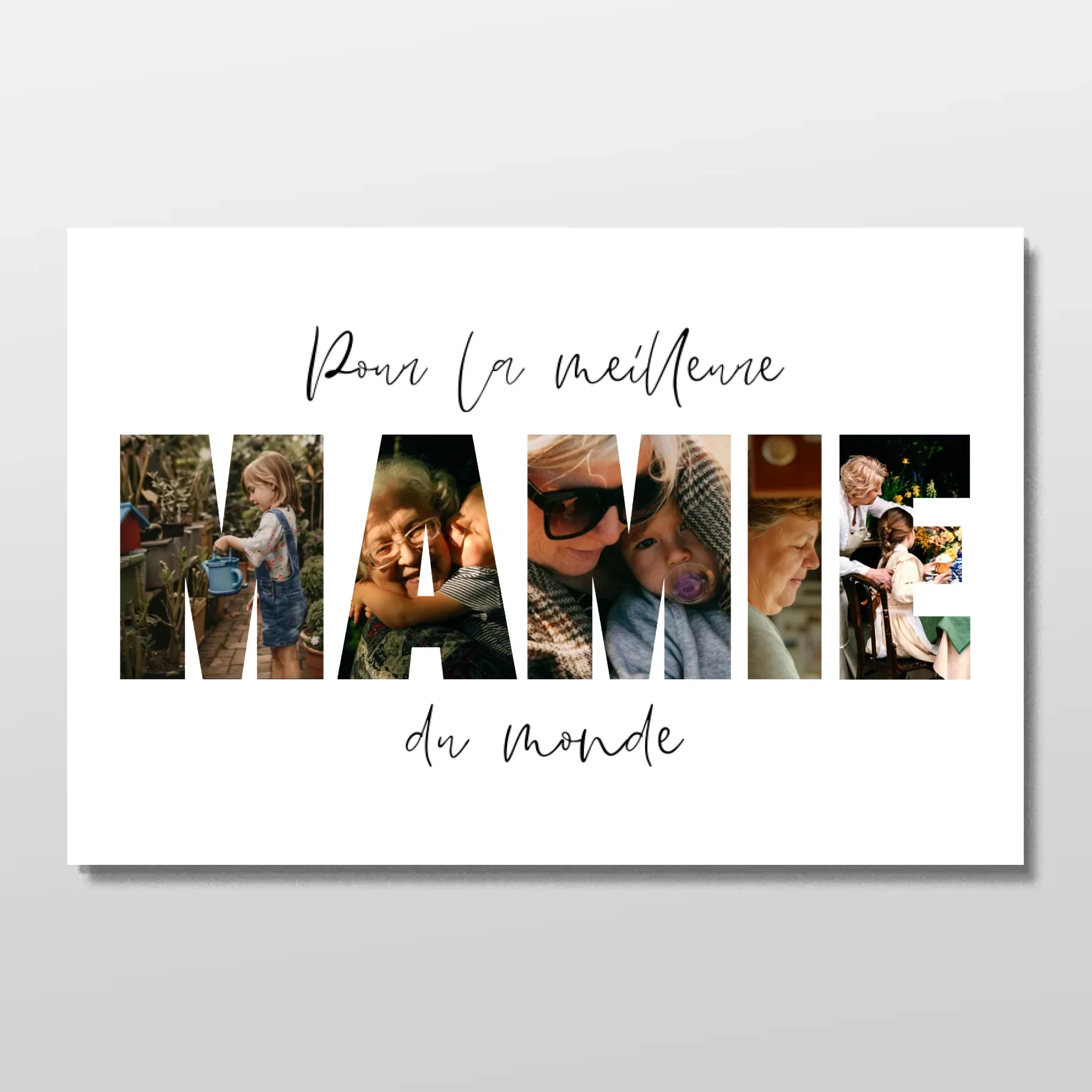 Poster personnalisé – La meilleure mamie du monde