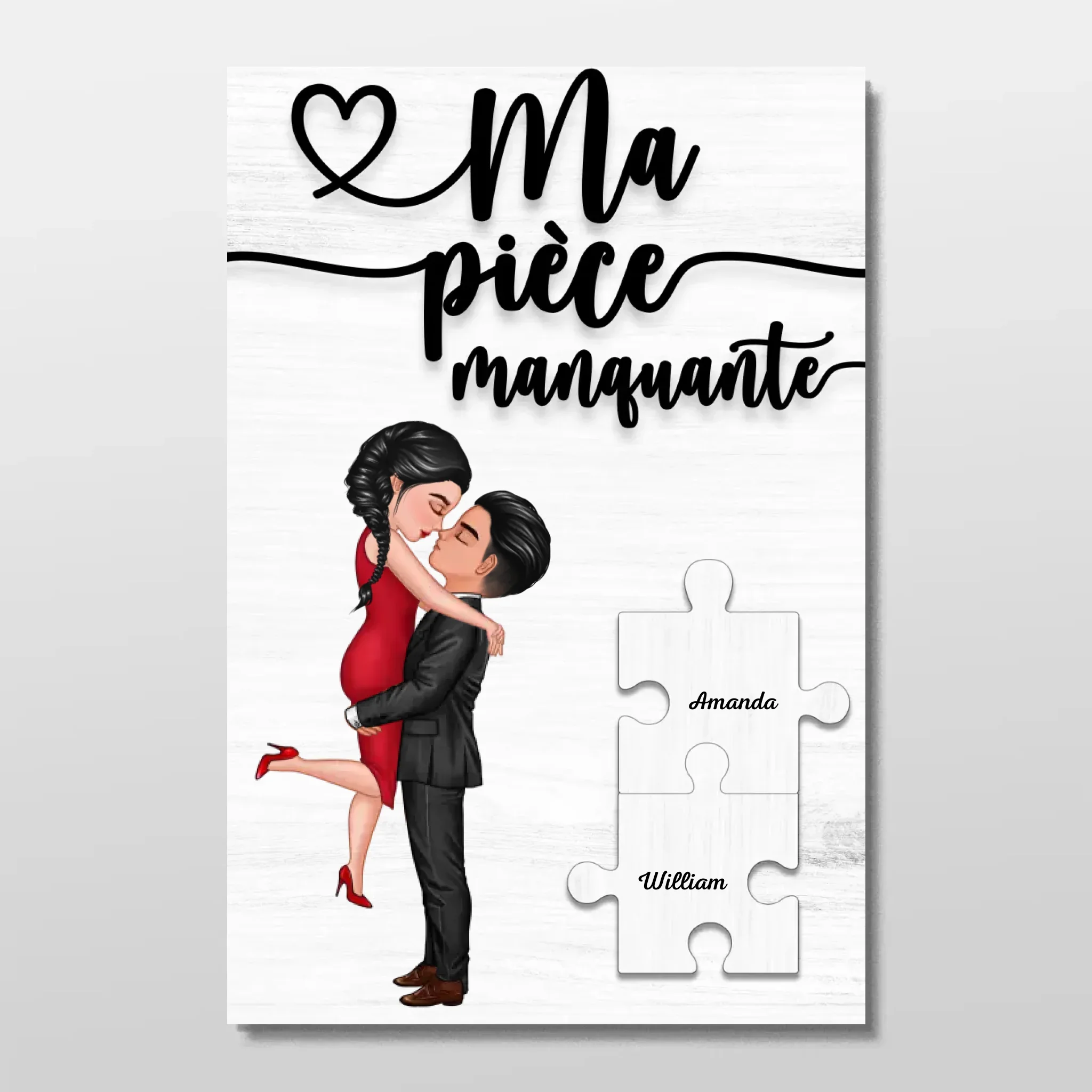 Poster personnalisé “Le morceau manquant”