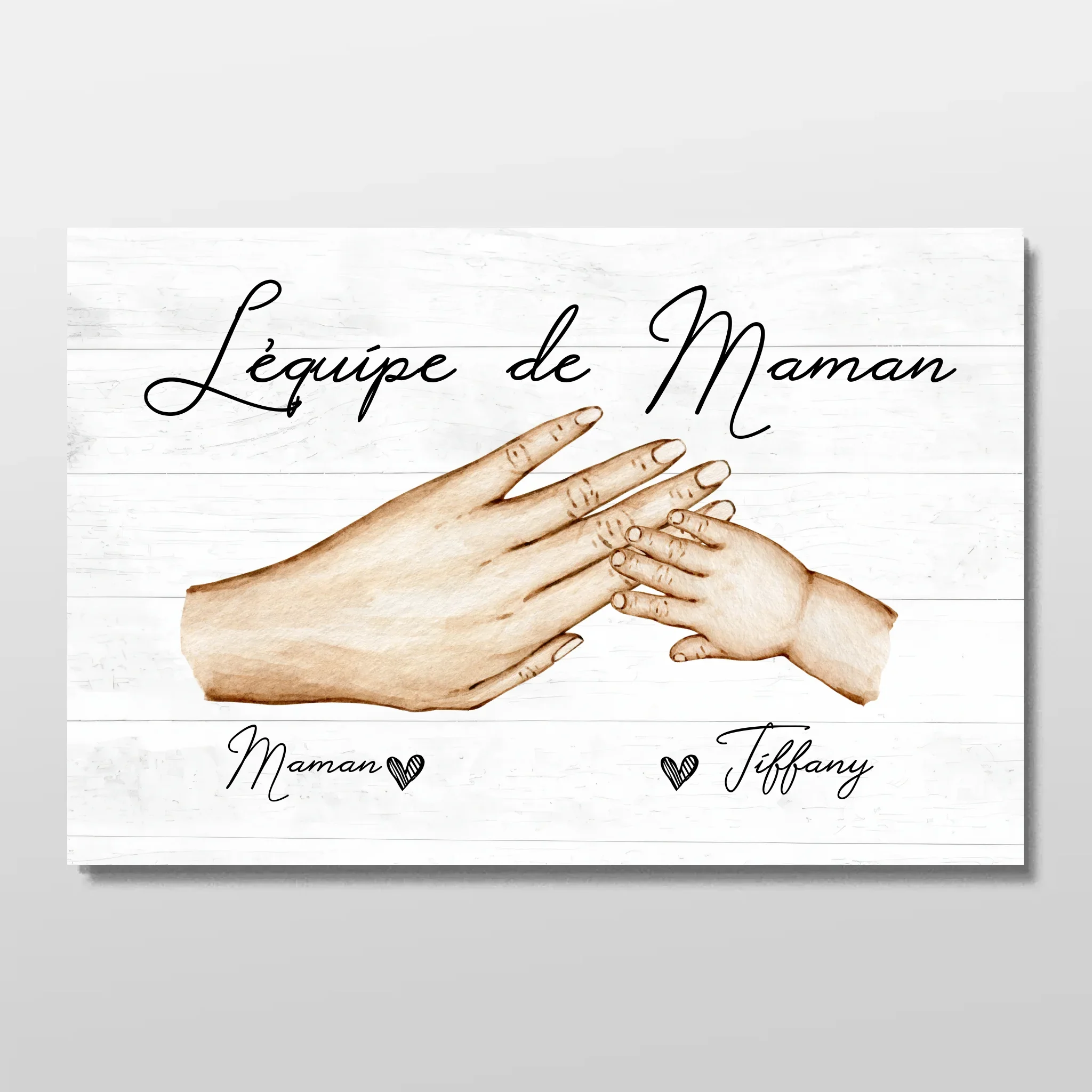 Poster personnalisé "L'équipe de Maman"