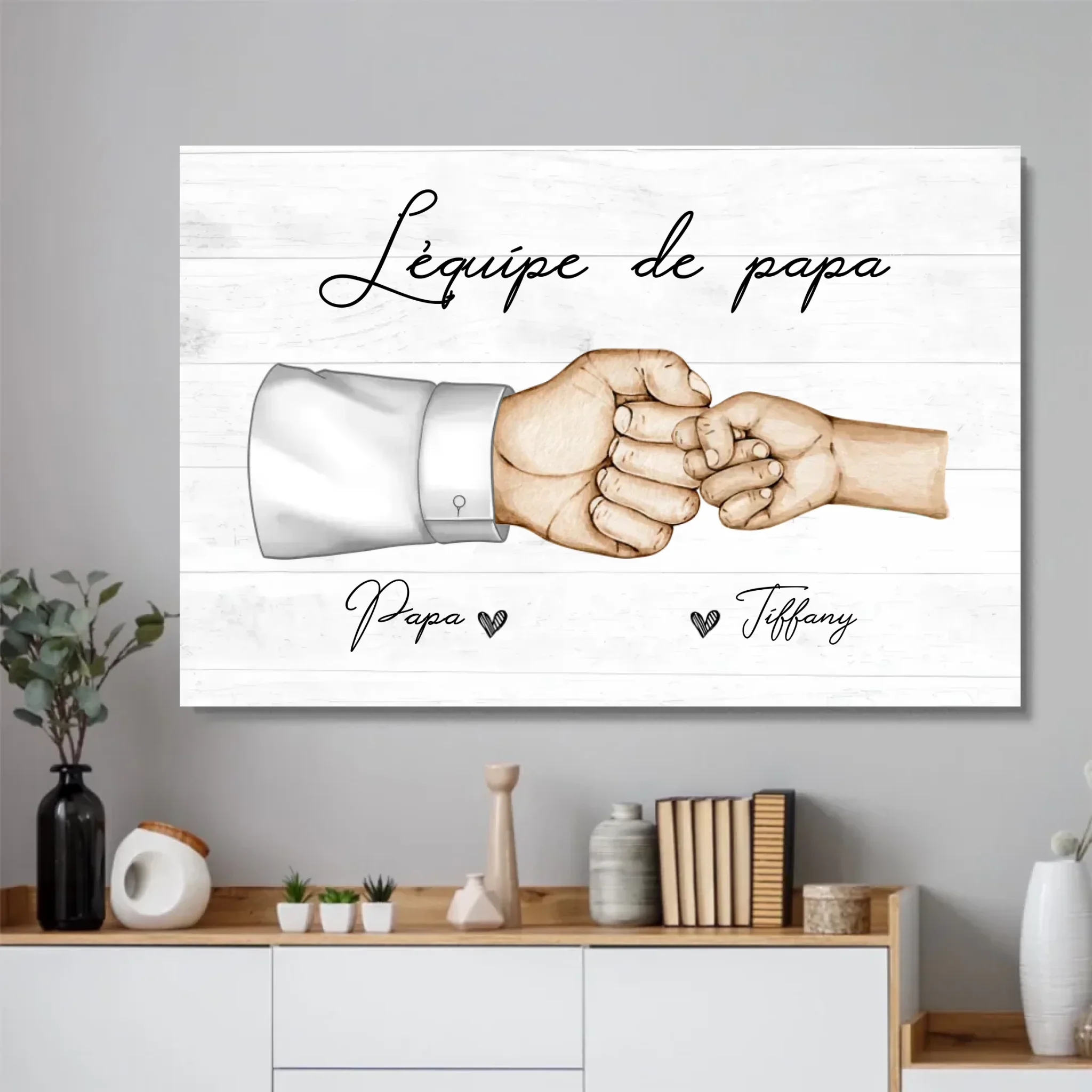 Poster personnalisé "L'équipe de papa" - Image 2