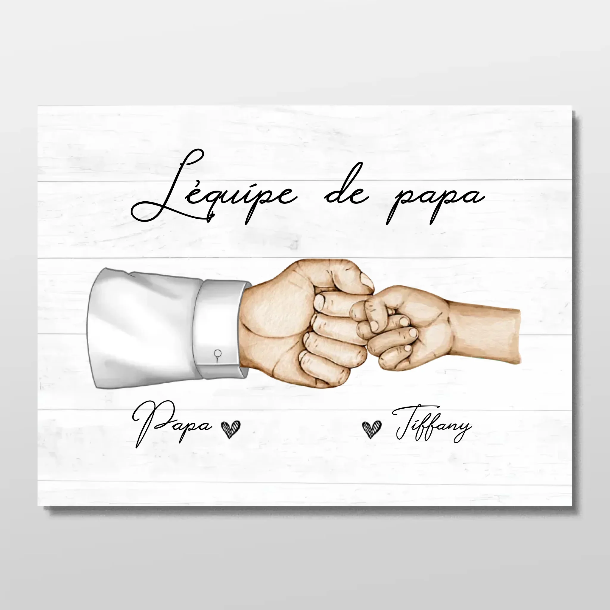 Poster personnalisé "L'équipe de papa" - Image 3