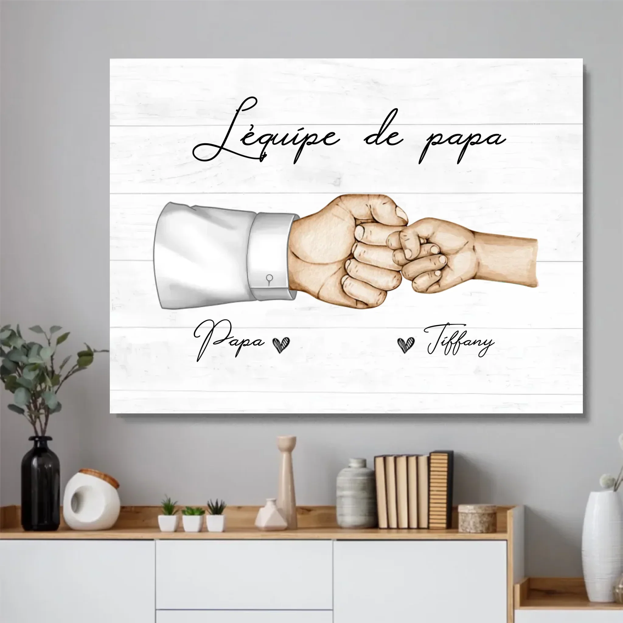 Poster personnalisé "L'équipe de papa" - Image 4