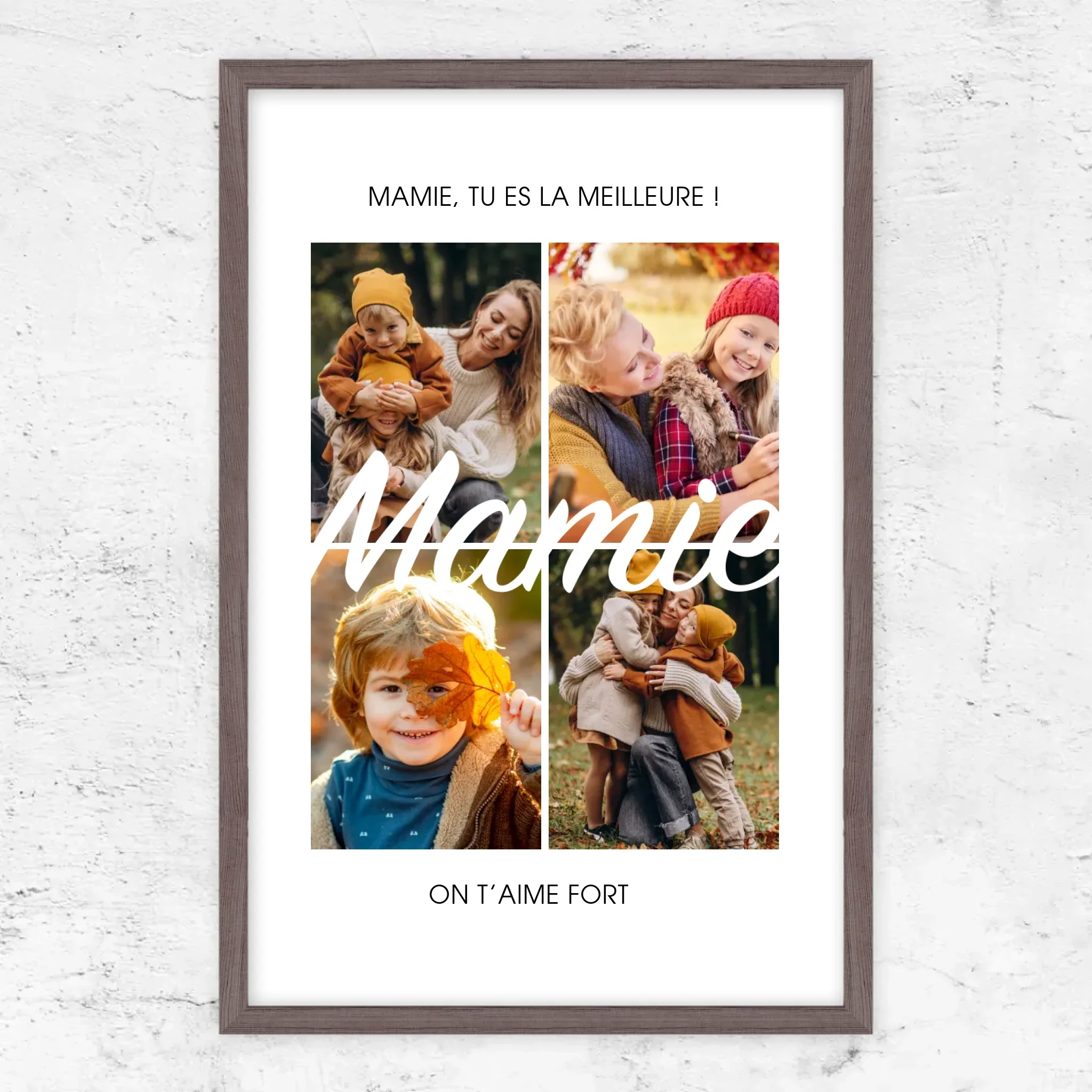 Poster personnalisé – Mamie, tu es la meilleure - Image 10