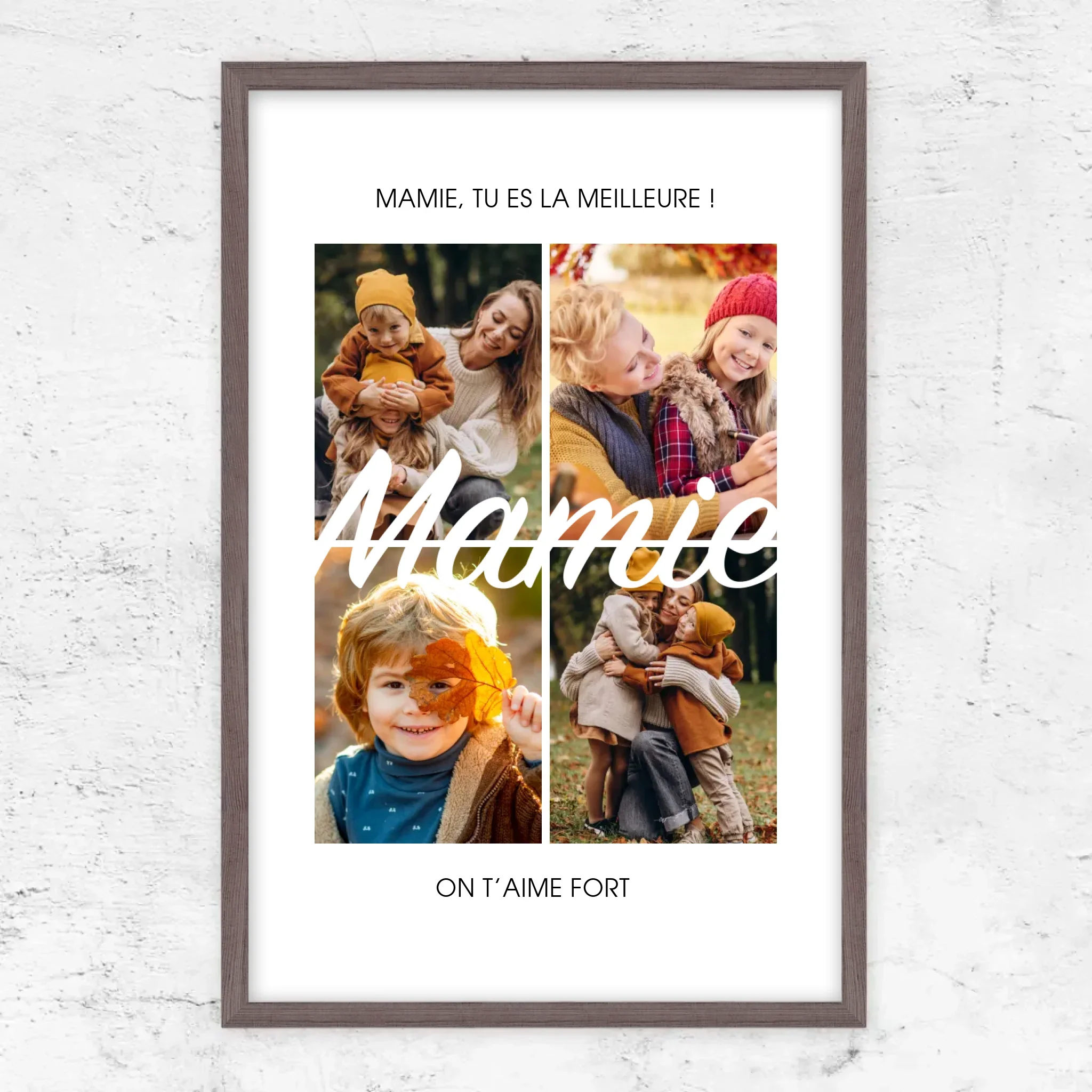 Poster personnalisé – Mamie, tu es la meilleure - Image 11