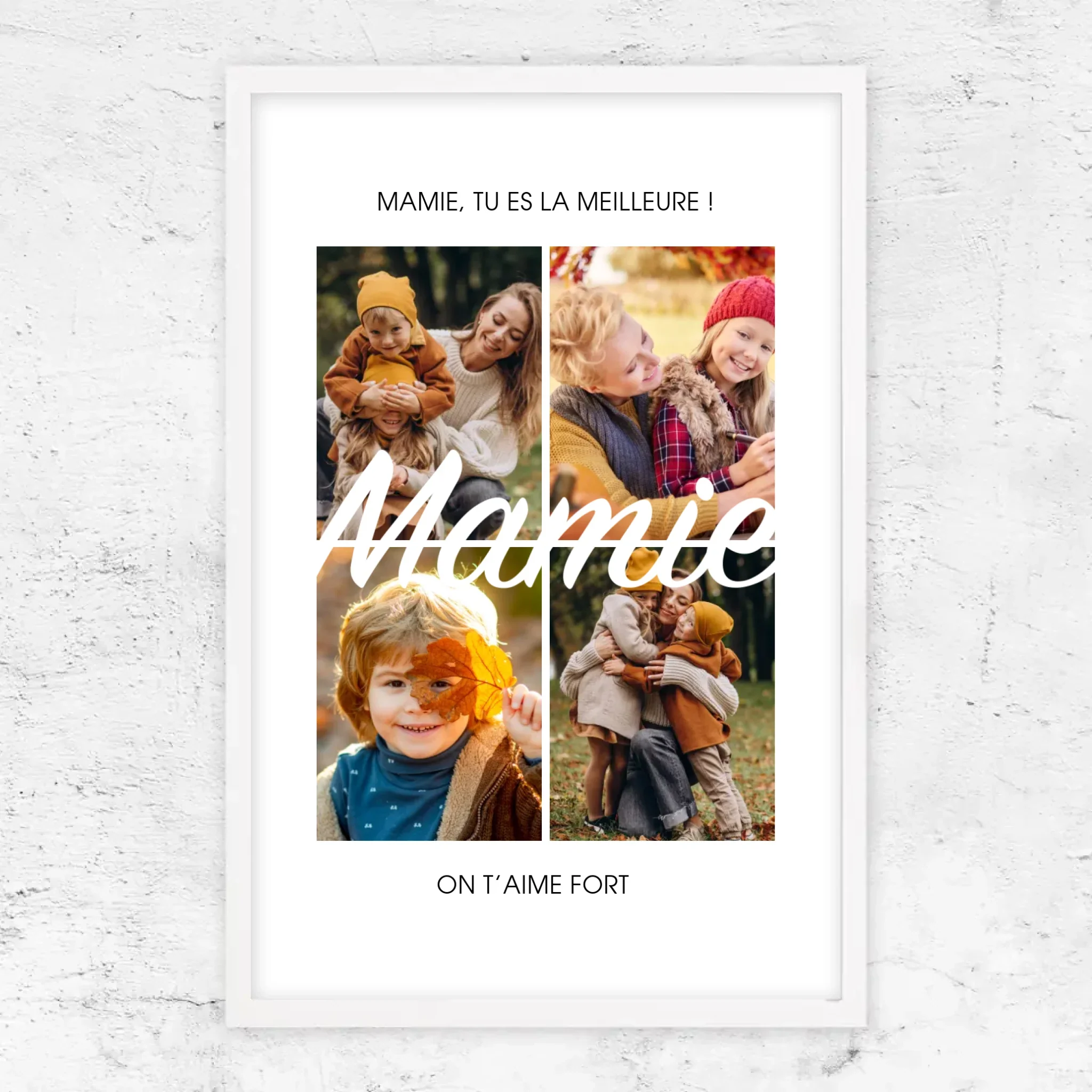 Poster personnalisé – Mamie, tu es la meilleure - Image 14
