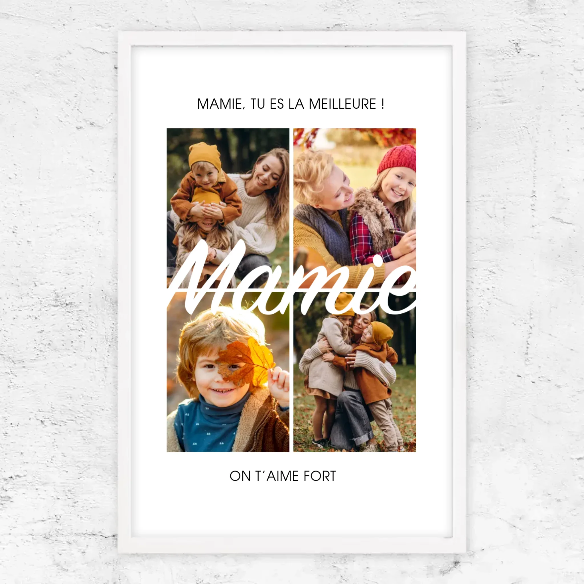 Poster personnalisé – Mamie, tu es la meilleure - Image 15