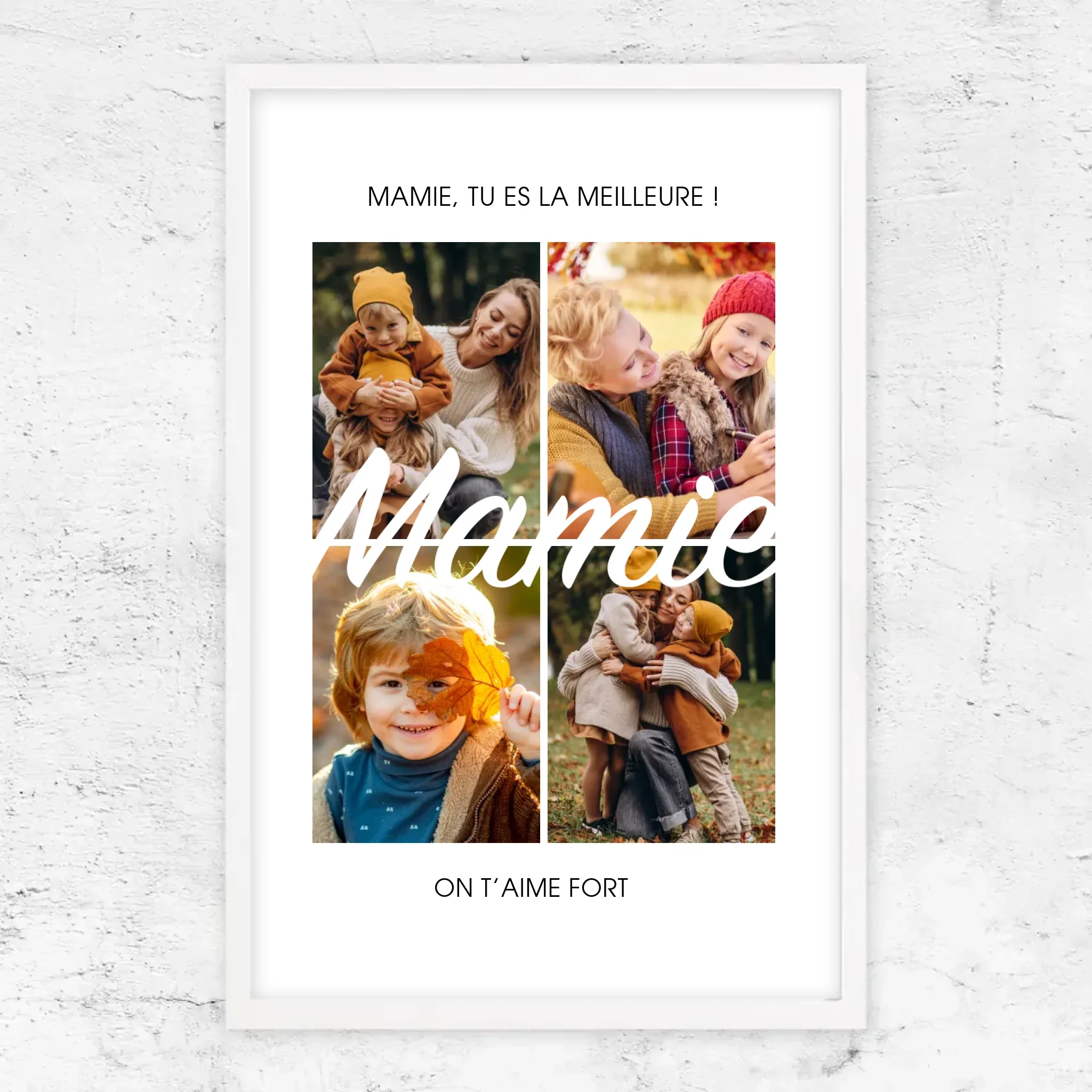 Poster personnalisé – Mamie, tu es la meilleure - Image 16