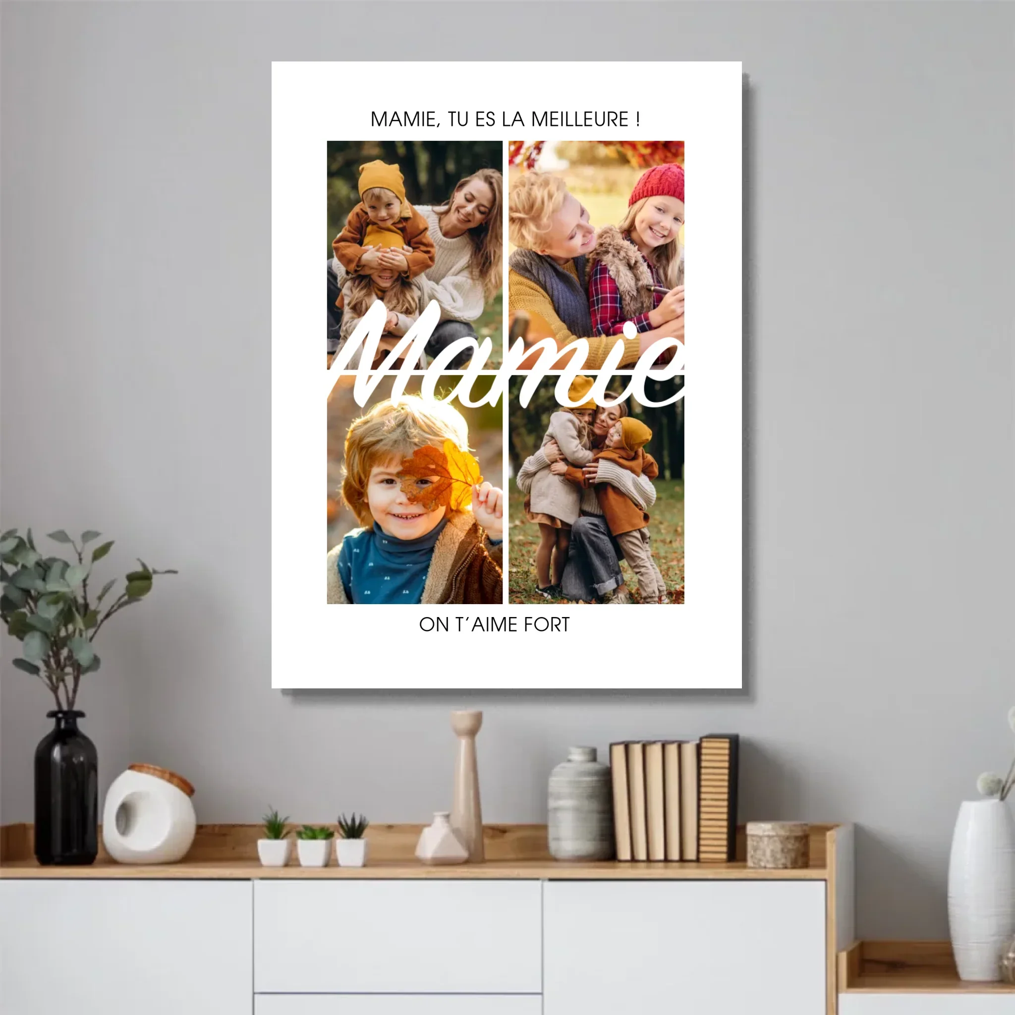 Poster personnalisé – Mamie, tu es la meilleure - Image 4