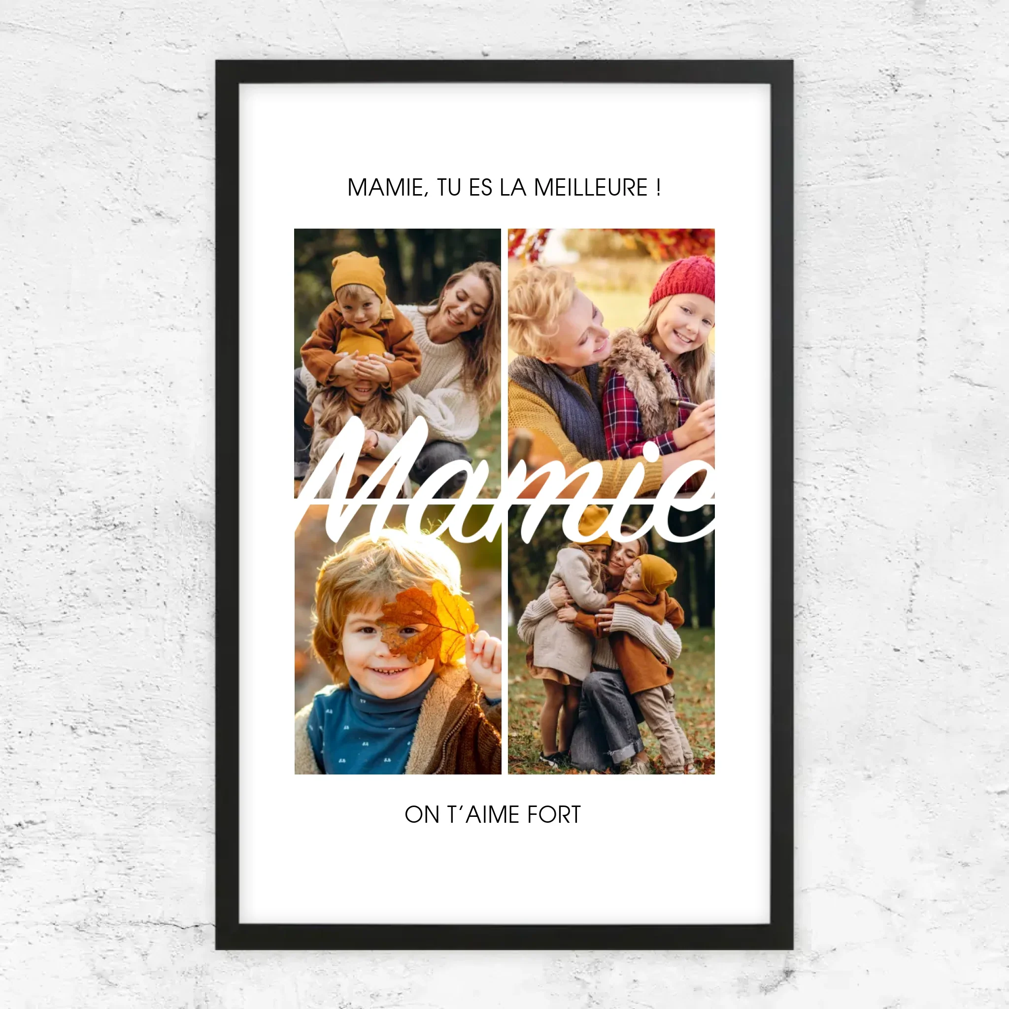 Poster personnalisé – Mamie, tu es la meilleure - Image 5