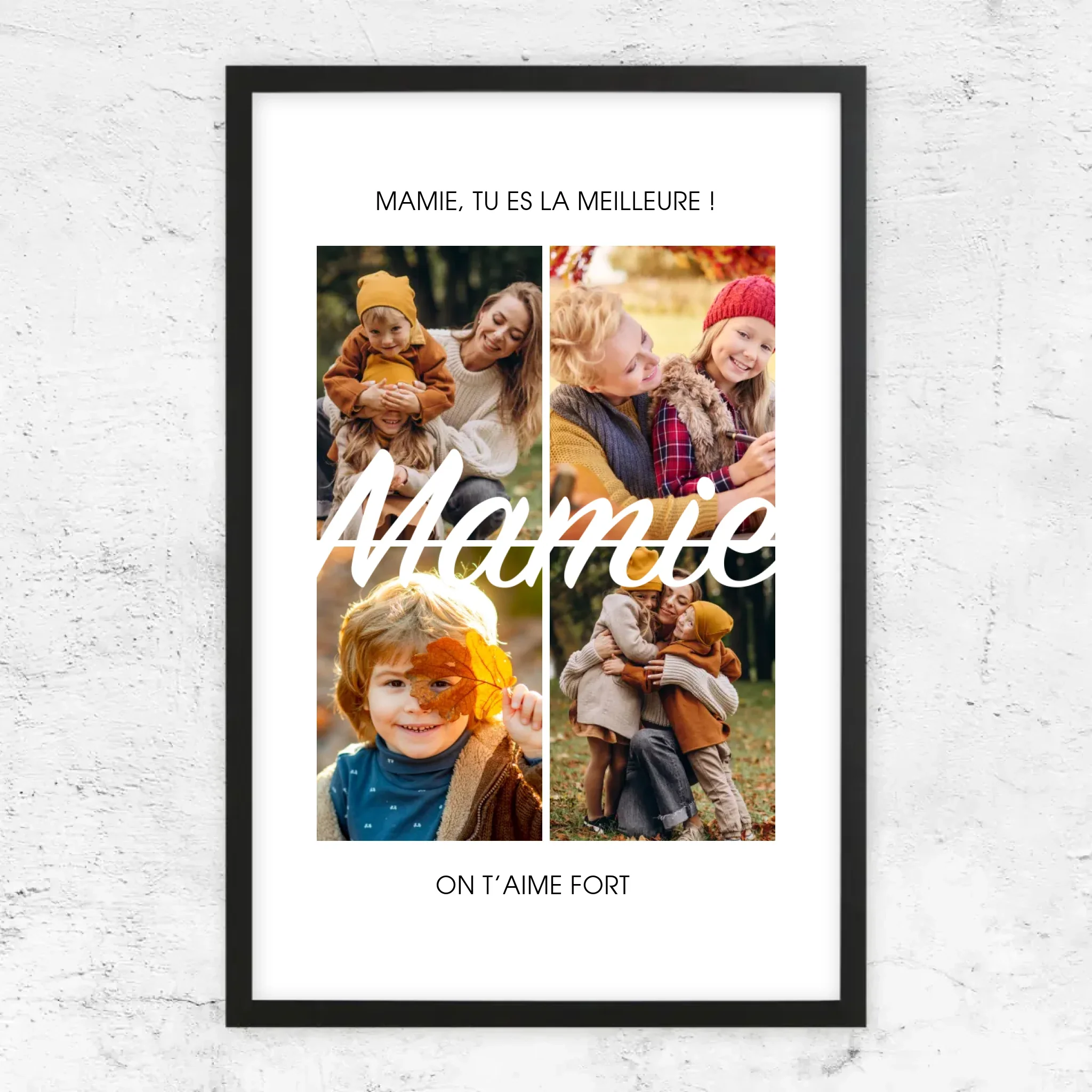 Poster personnalisé – Mamie, tu es la meilleure - Image 6
