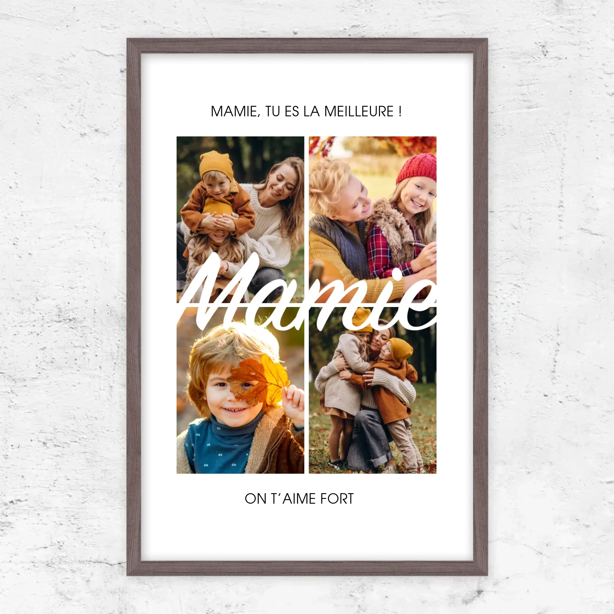 Poster personnalisé – Mamie, tu es la meilleure - Image 9