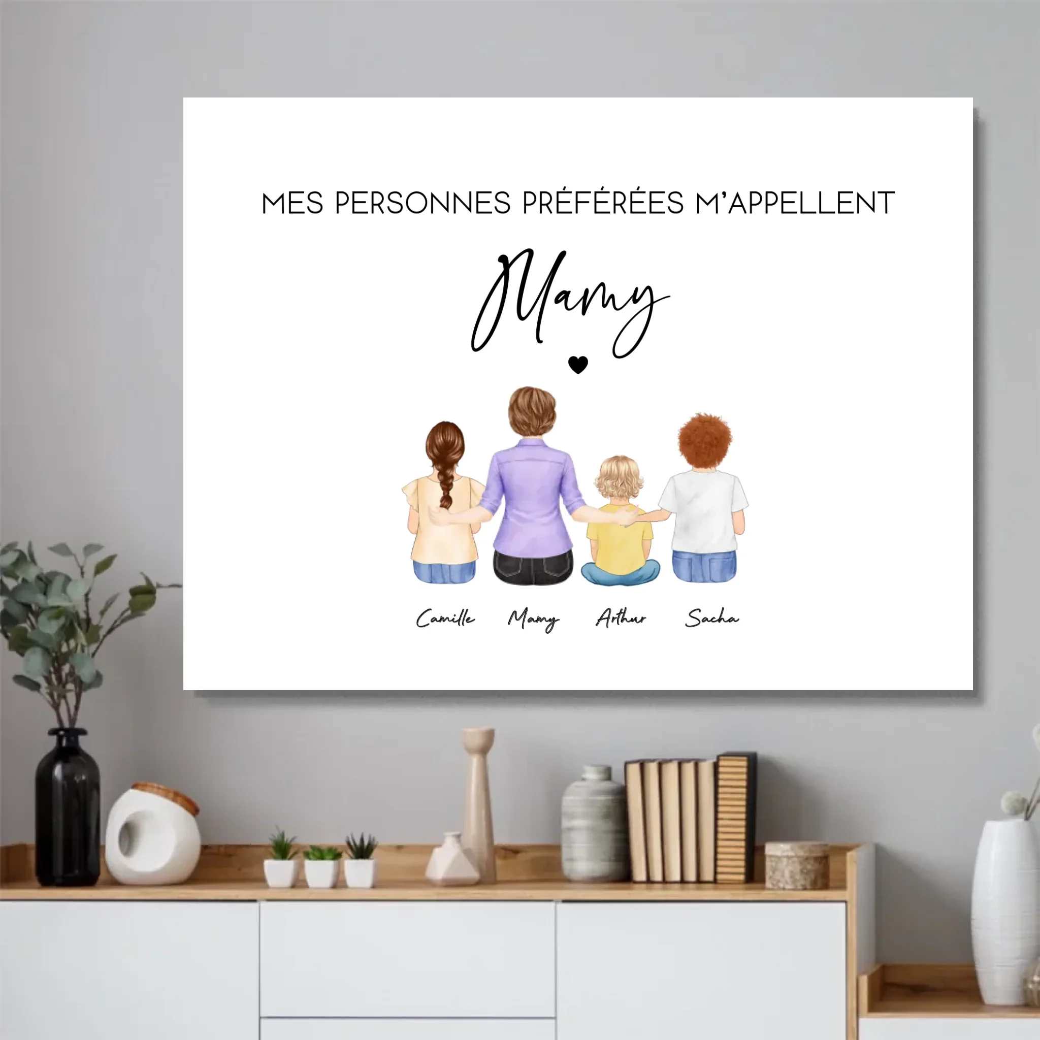Poster personnalisé – Mes personnes préférées m’appellent Mamie - Image 3