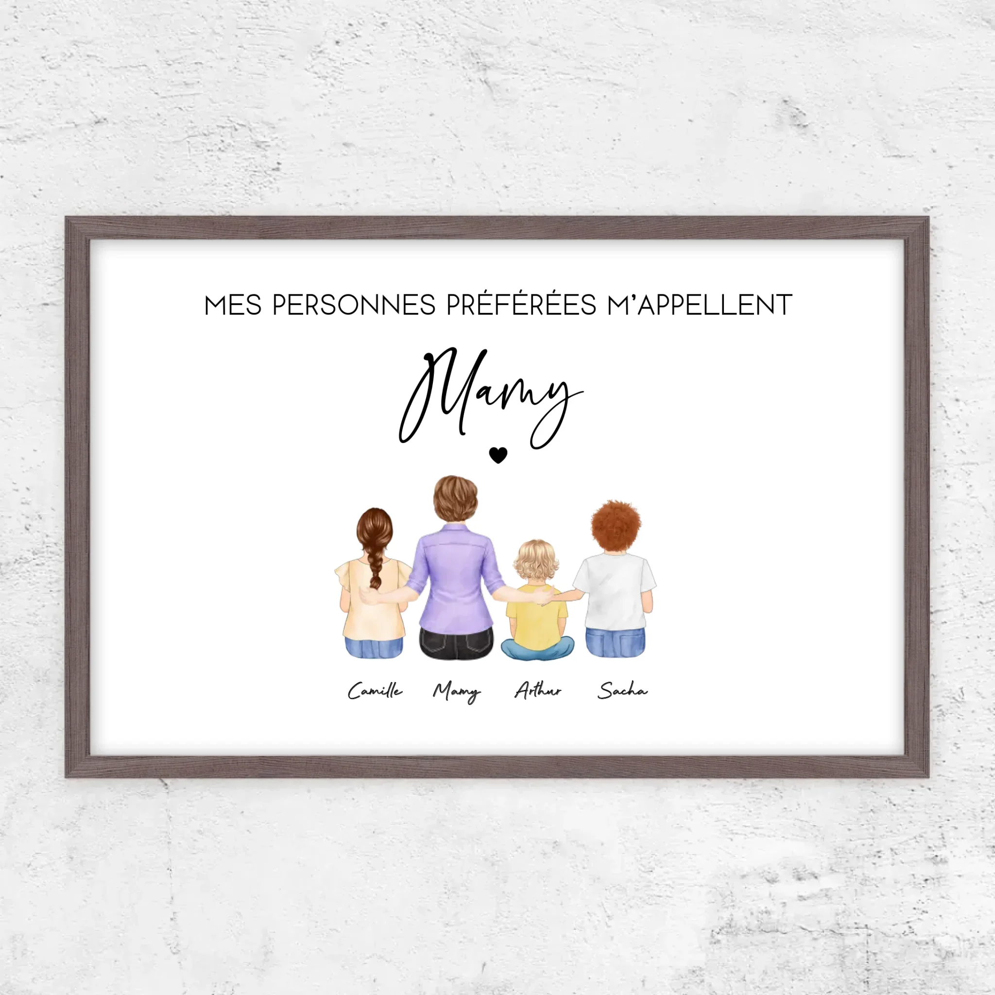Poster personnalisé – Mes personnes préférées m’appellent Mamie - Image 5