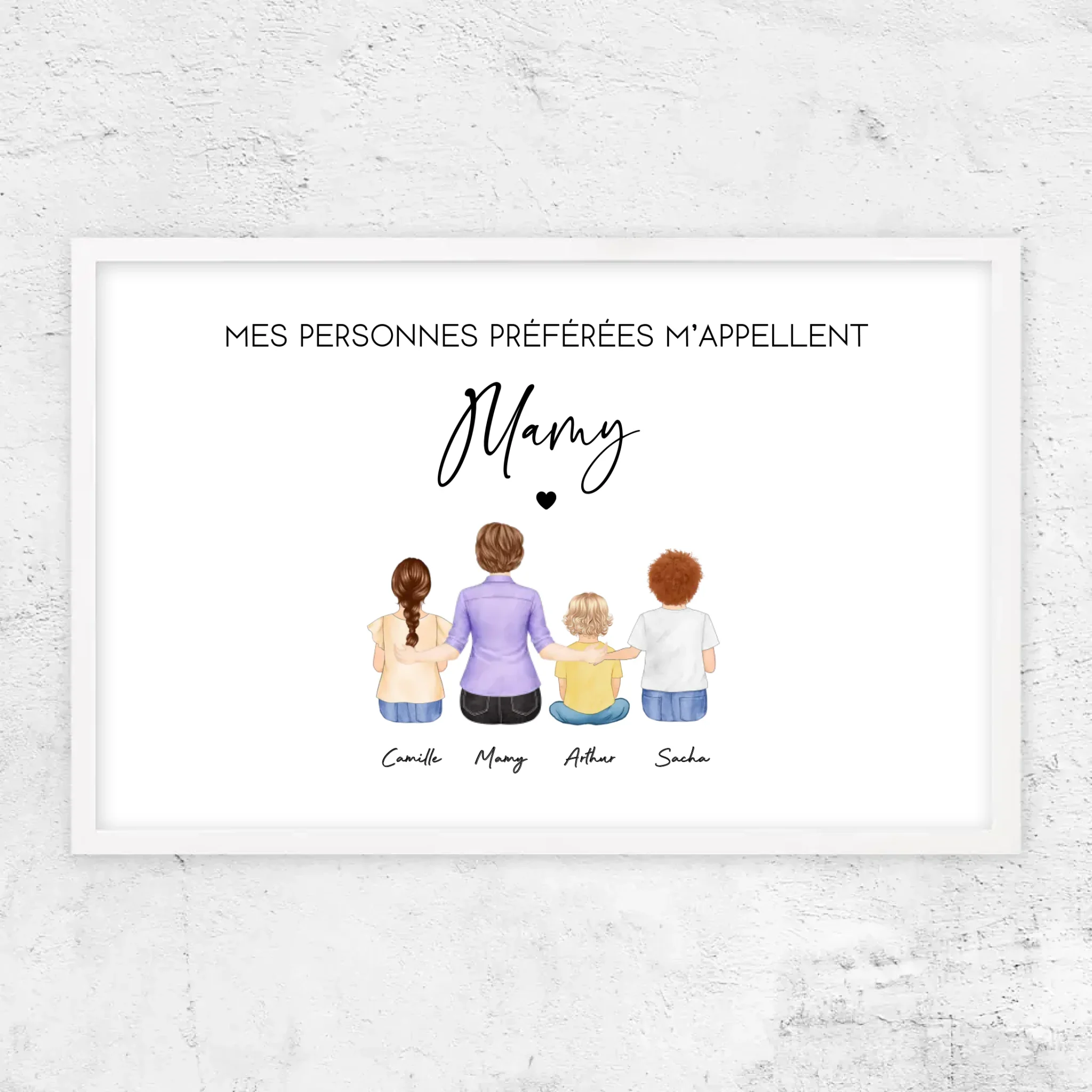Poster personnalisé – Mes personnes préférées m’appellent Mamie - Image 6