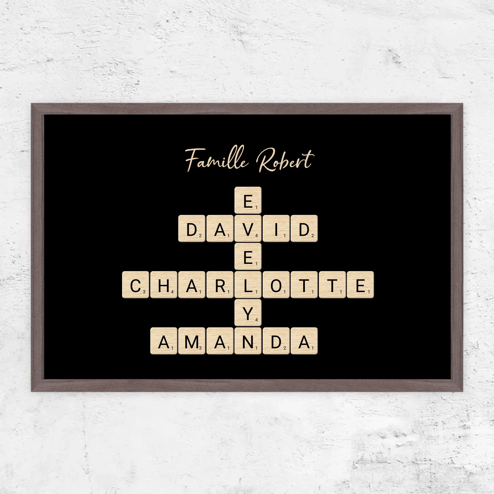 Poster personnalisé “Mots croisés famille - Horizontal” - Image 11