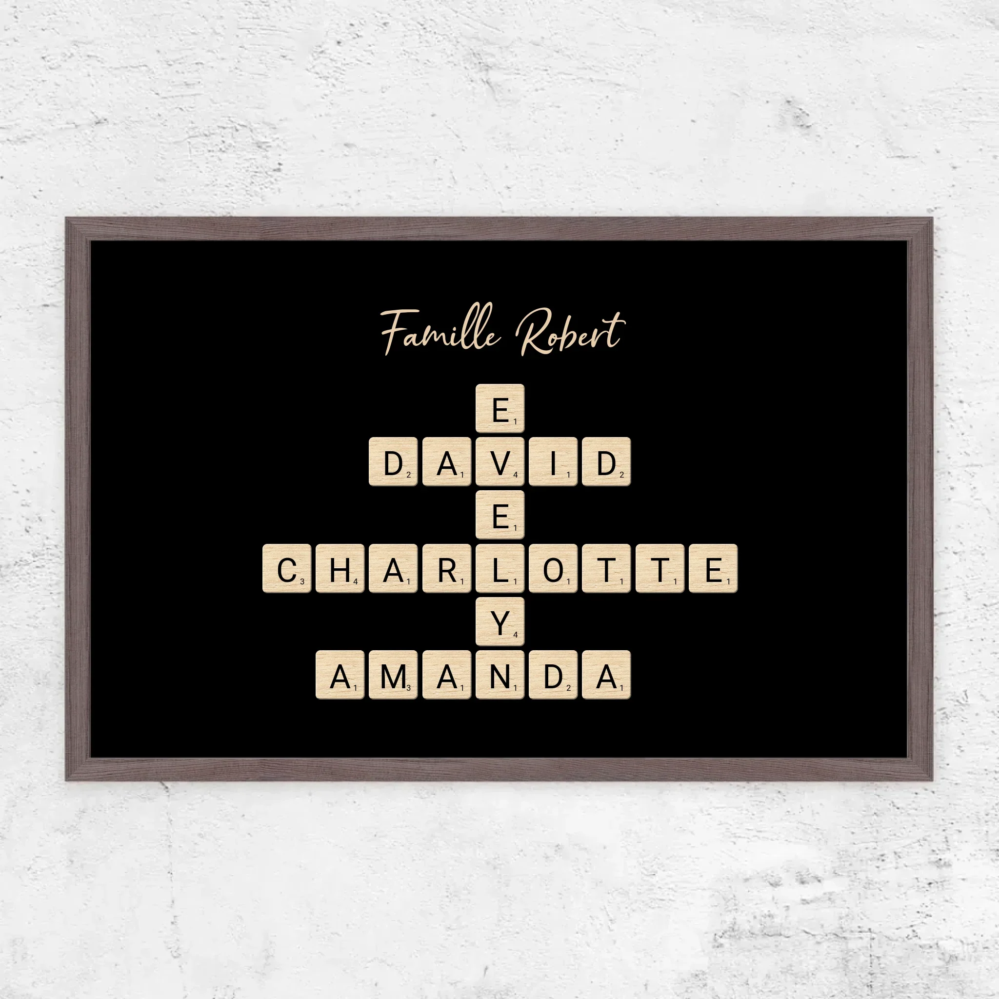 Poster personnalisé “Mots croisés famille - Horizontal” - Image 12