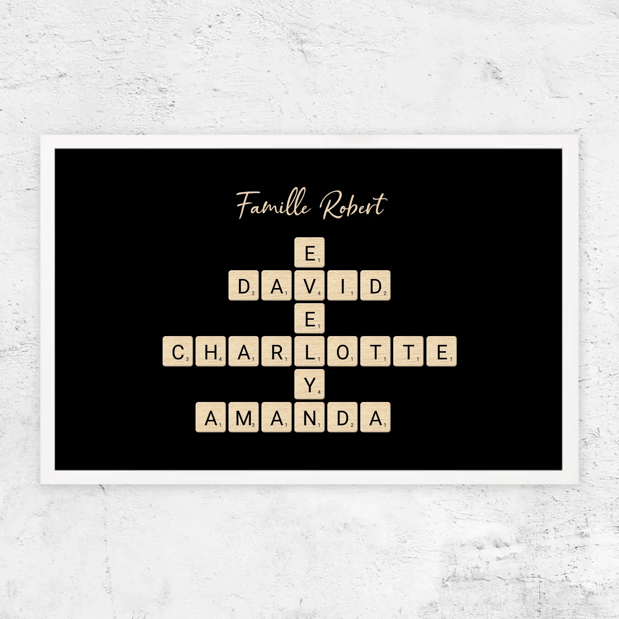 Poster personnalisé “Mots croisés famille - Horizontal” - Image 13