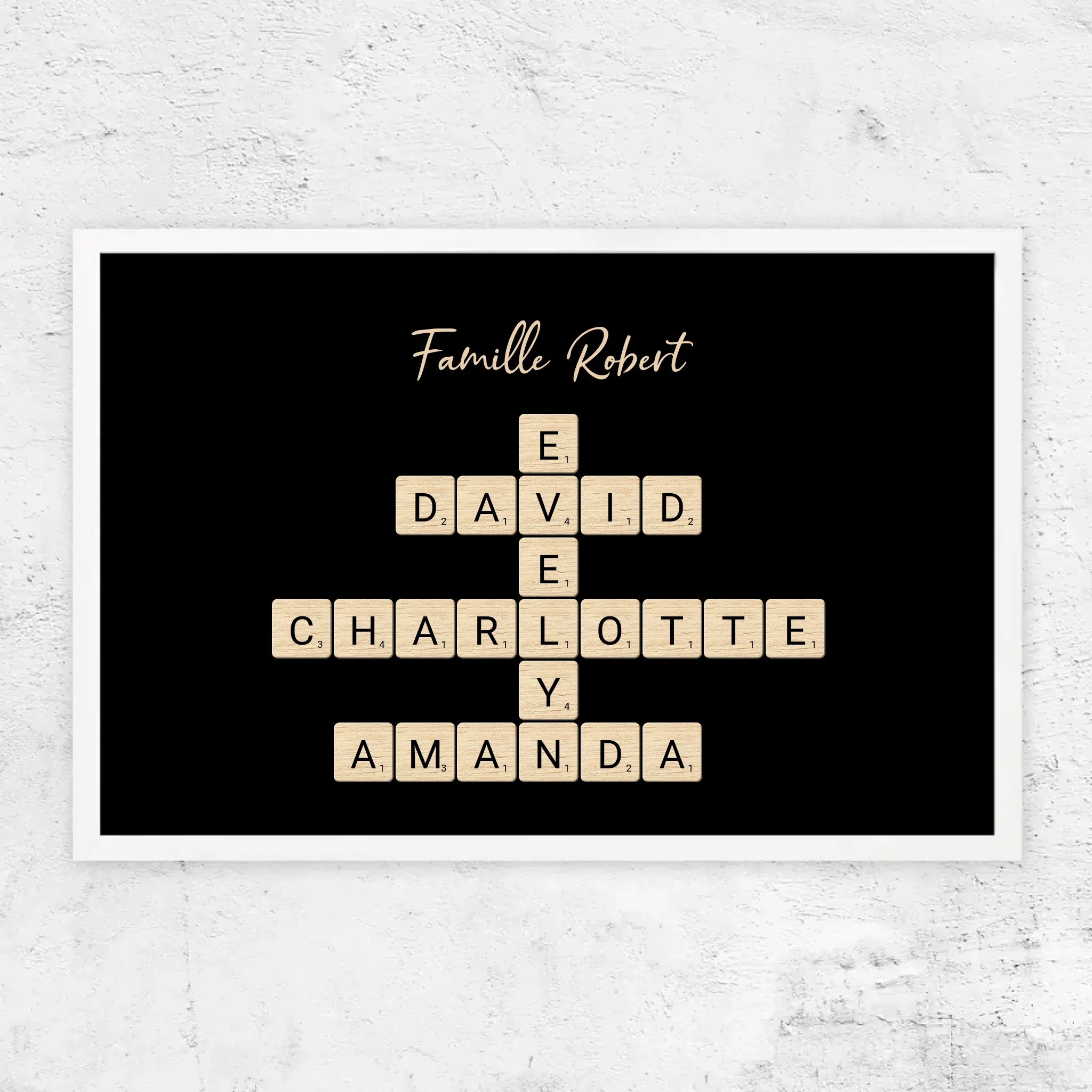 Poster personnalisé “Mots croisés famille - Horizontal” - Image 14