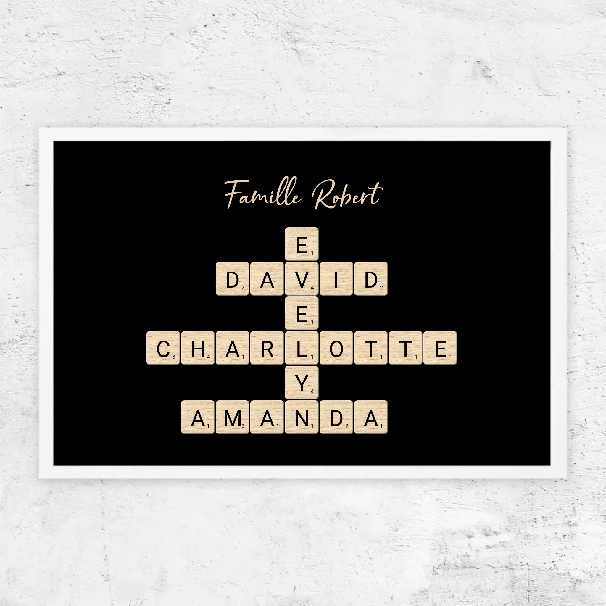 Poster personnalisé “Mots croisés famille - Horizontal” - Image 15