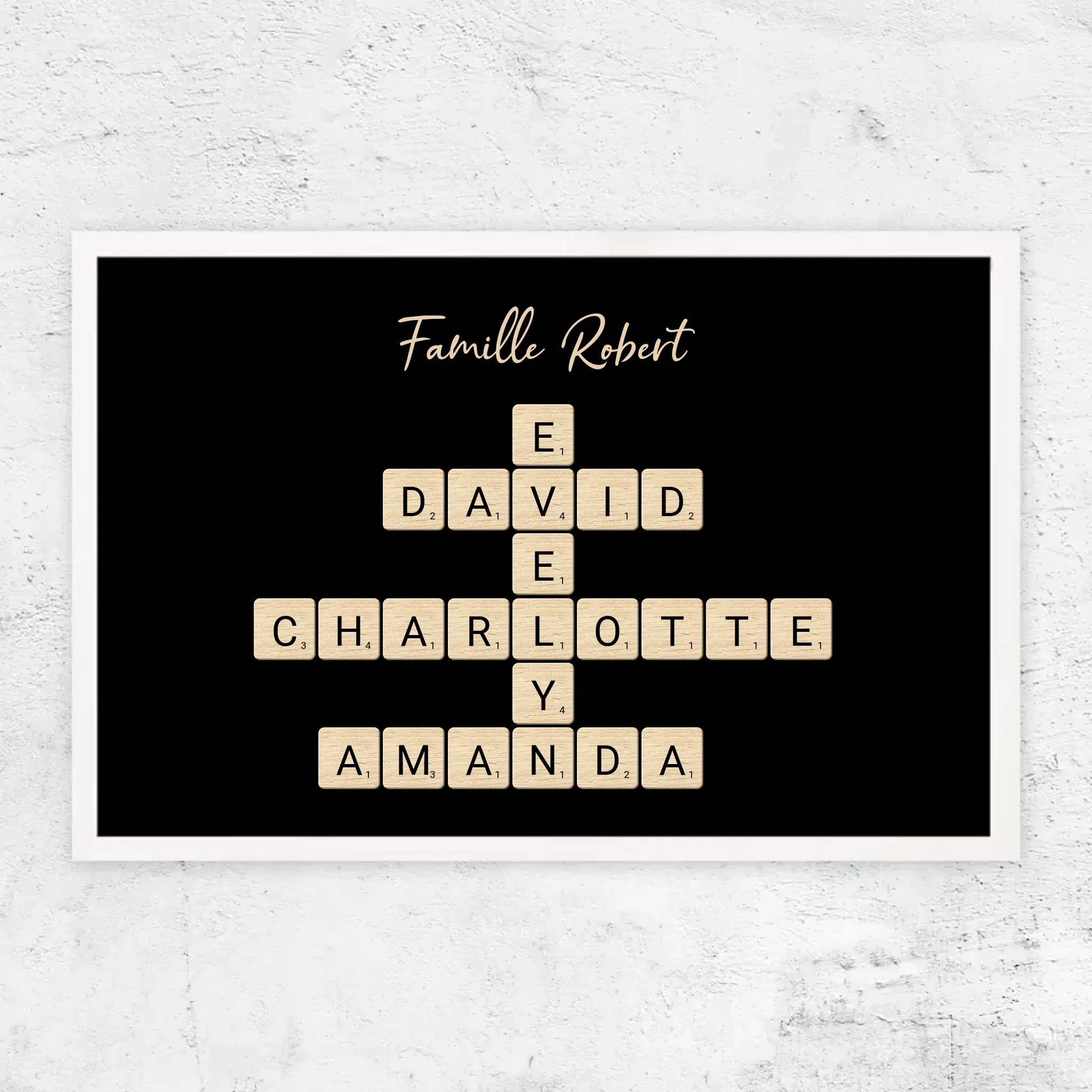 Poster personnalisé “Mots croisés famille - Horizontal” - Image 16