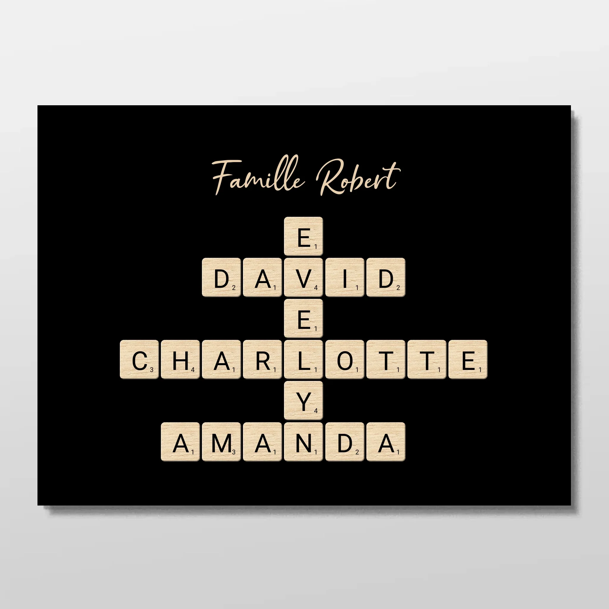 Poster personnalisé “Mots croisés famille - Horizontal” - Image 3